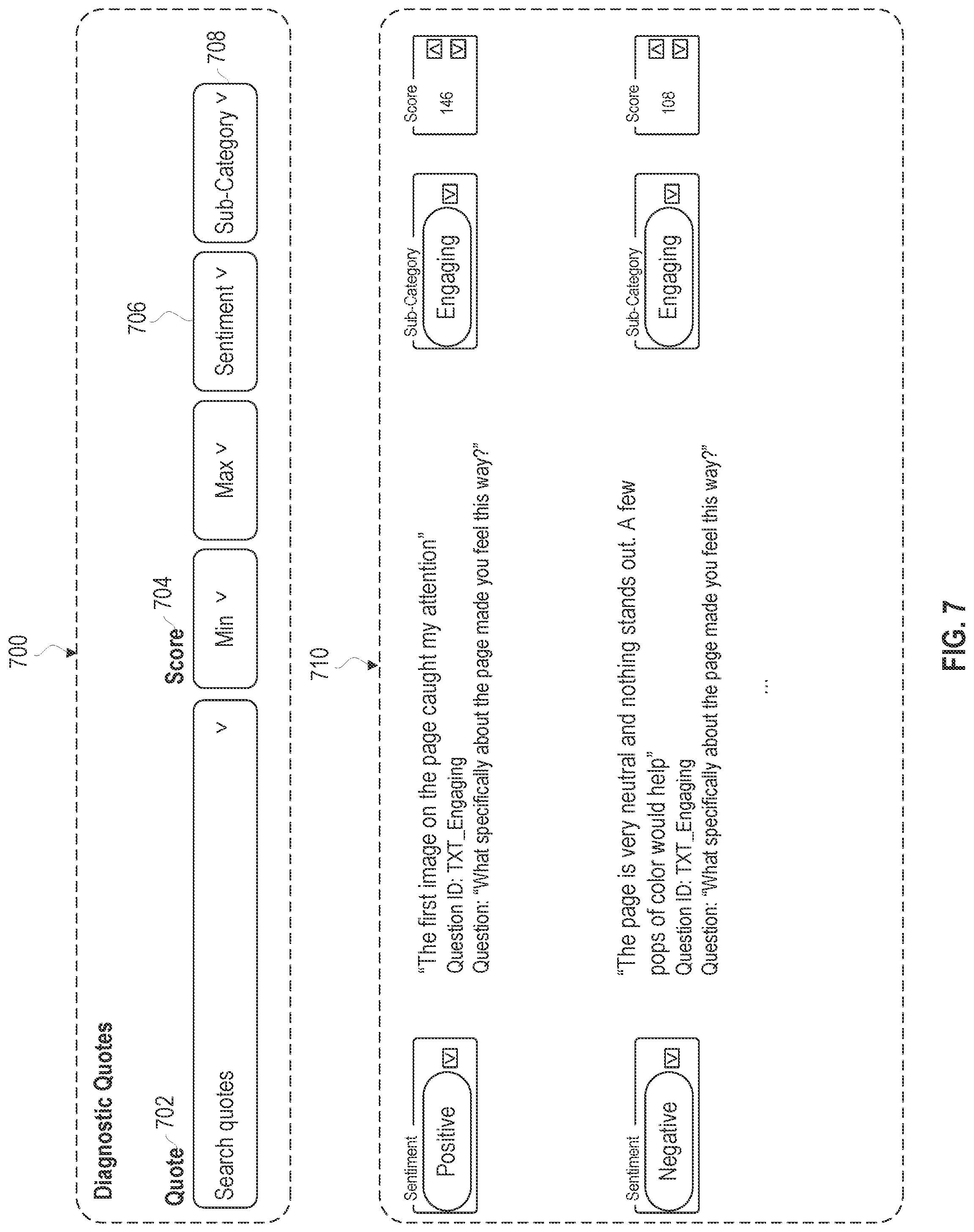 Patent US11836591 Figure 7 – Scalable systems and methods for curating user experience test results