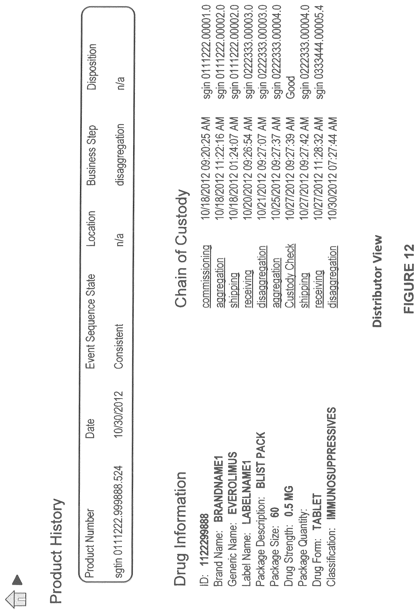 Patent US11836670 Figure 12 – Shipping events and receiving events