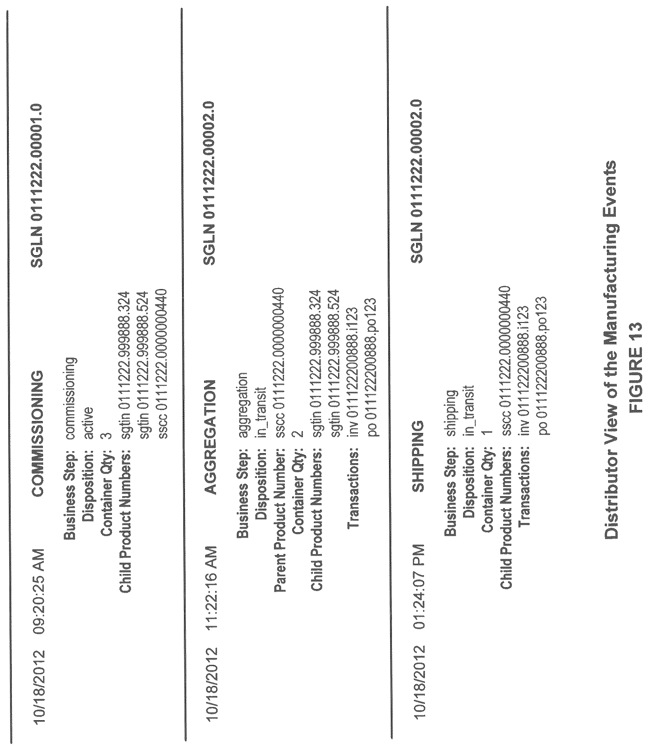 Patent US11836670 Figure 13 – Shipping events and receiving events