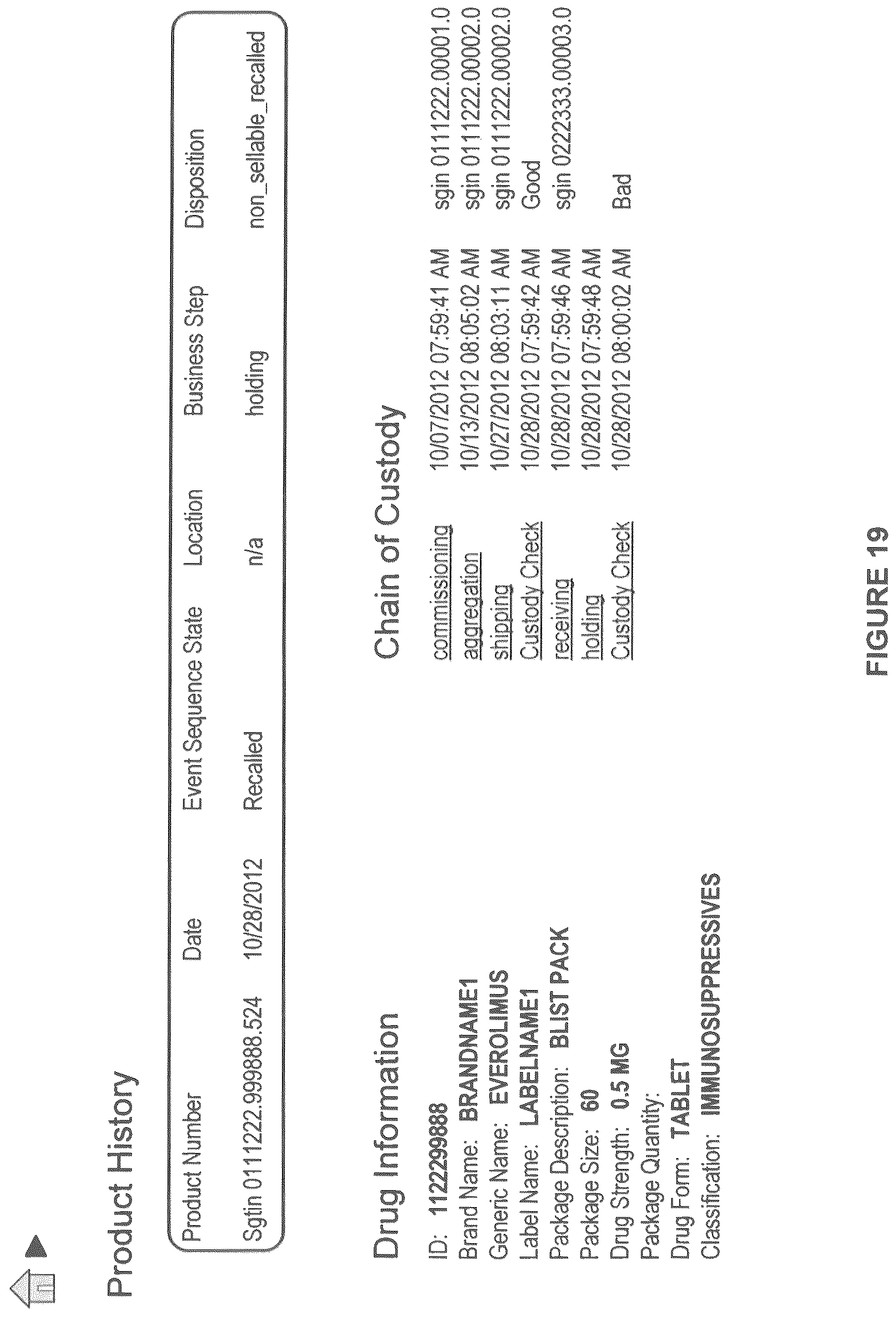 Patent US11836670 Figure 19 – Shipping events and receiving events