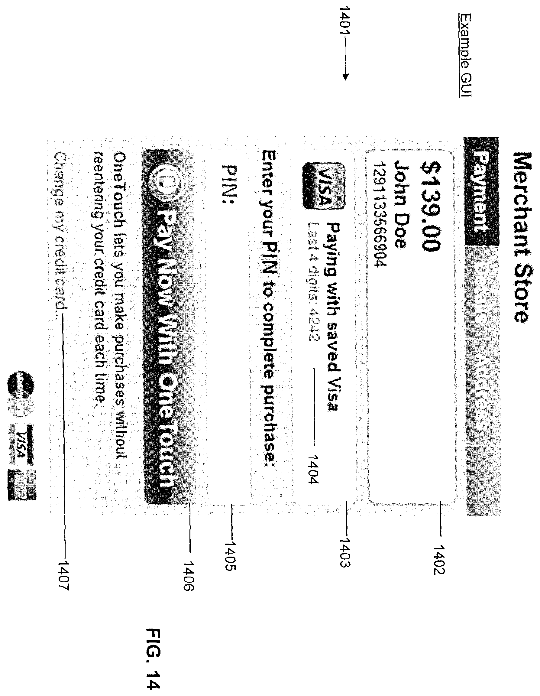 Patent US11836706 Figure 15 – Systems and methods for facilitating a transaction using a virtual card on a mobile device