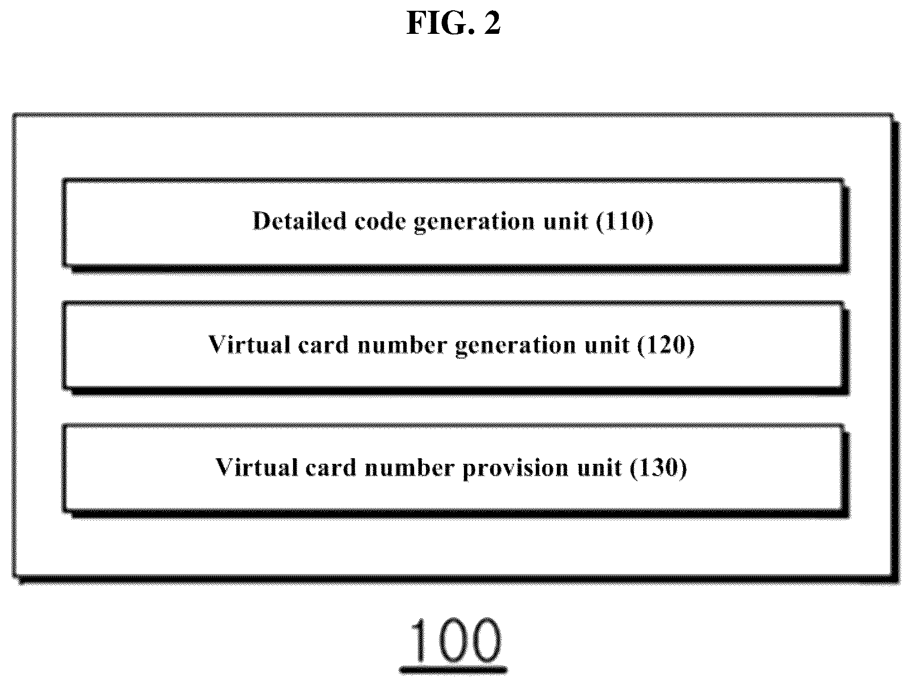 Patent US11836708 Figure 2 – Apparatus, method and program for providing financial transaction by virtual card number