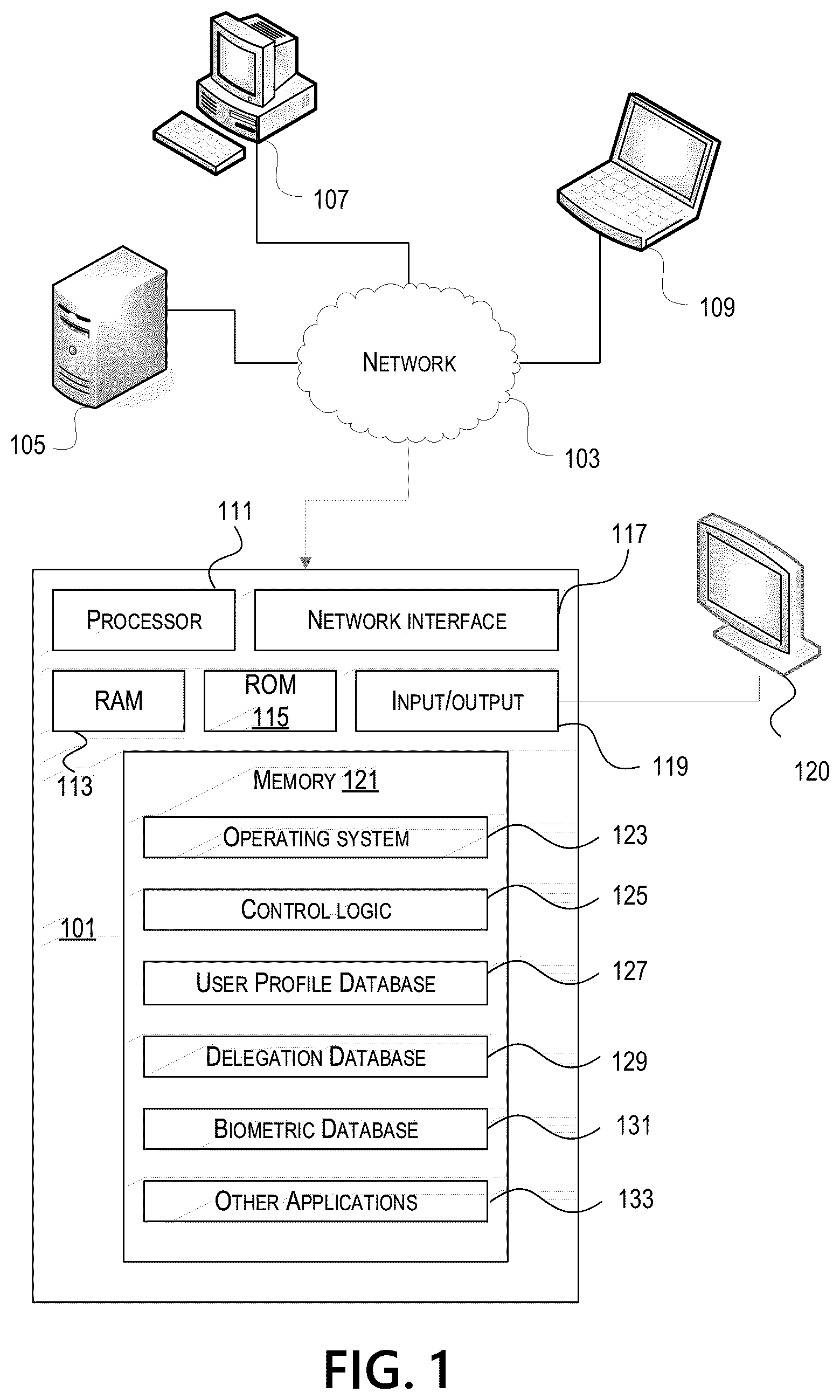 Patent US11836733 Figure 1 – Smart card authentication system