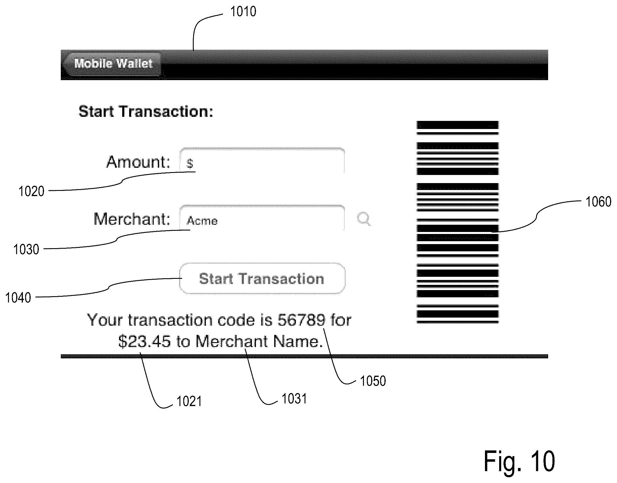 Patent US11836753 Figure 10 – System and method for a mobile wallet