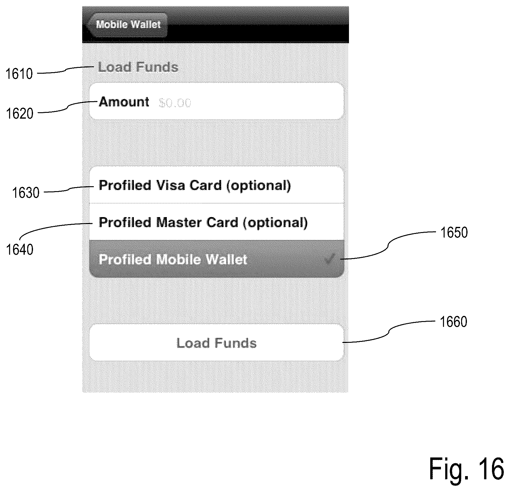 Patent US11836753 Figure 16 – System and method for a mobile wallet