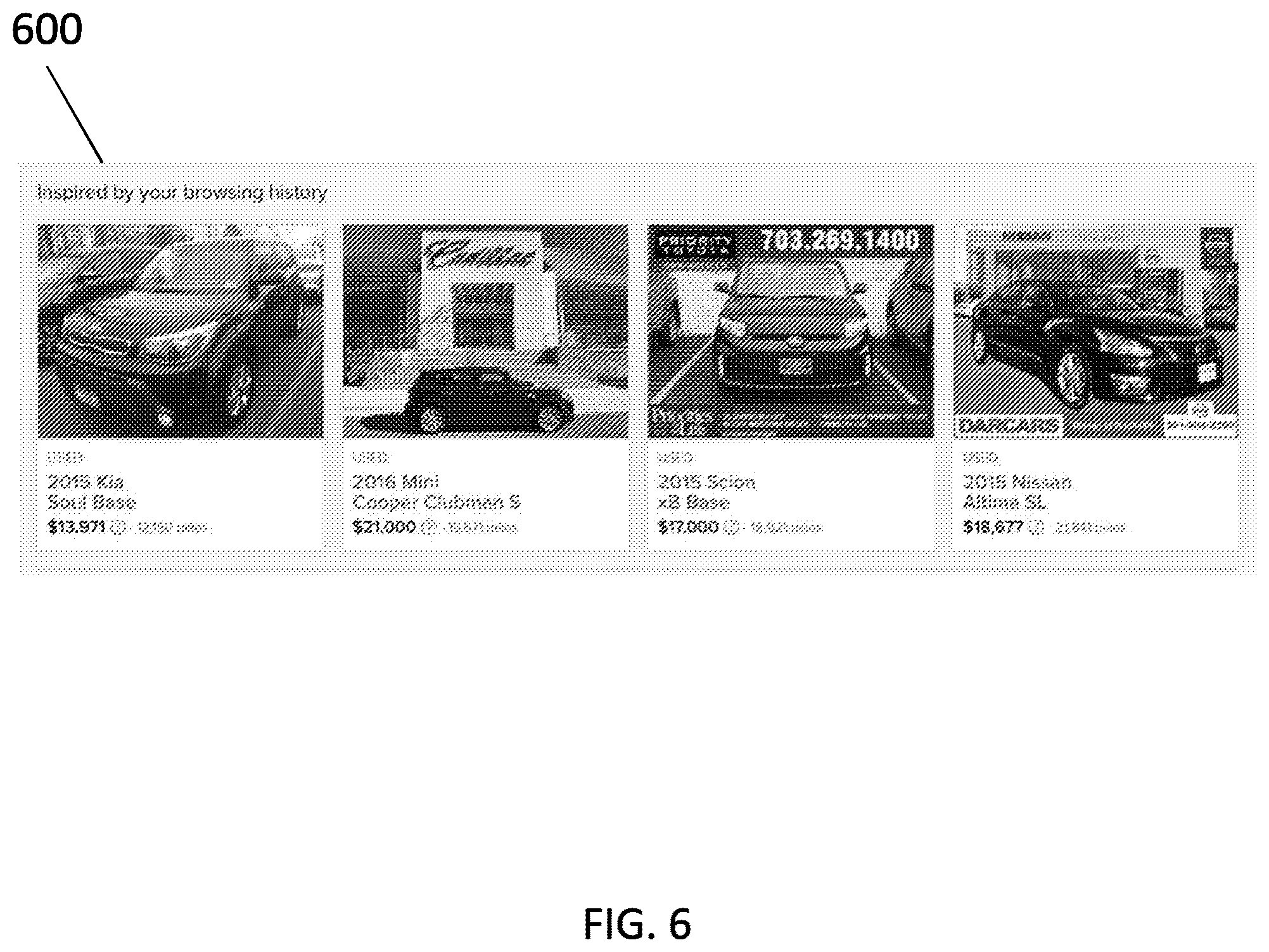 Patent US11836765 Figure 6 – Systems and methods for providing improved recommendations