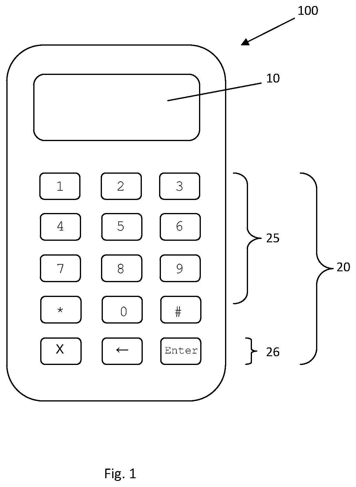 Patent US11836820 Figure 1 – Pin entry device