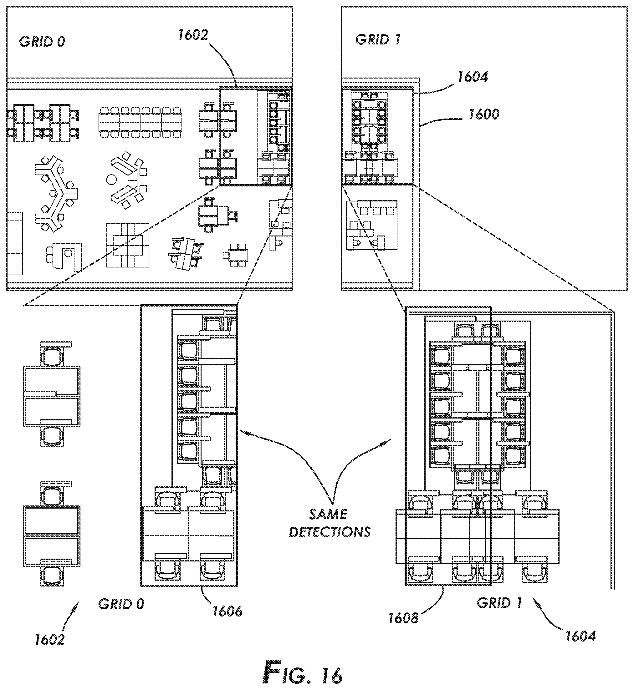 Patent US11836834 Figure 19 – Systems and methods for automating conversion of drawings to indoor maps and plans