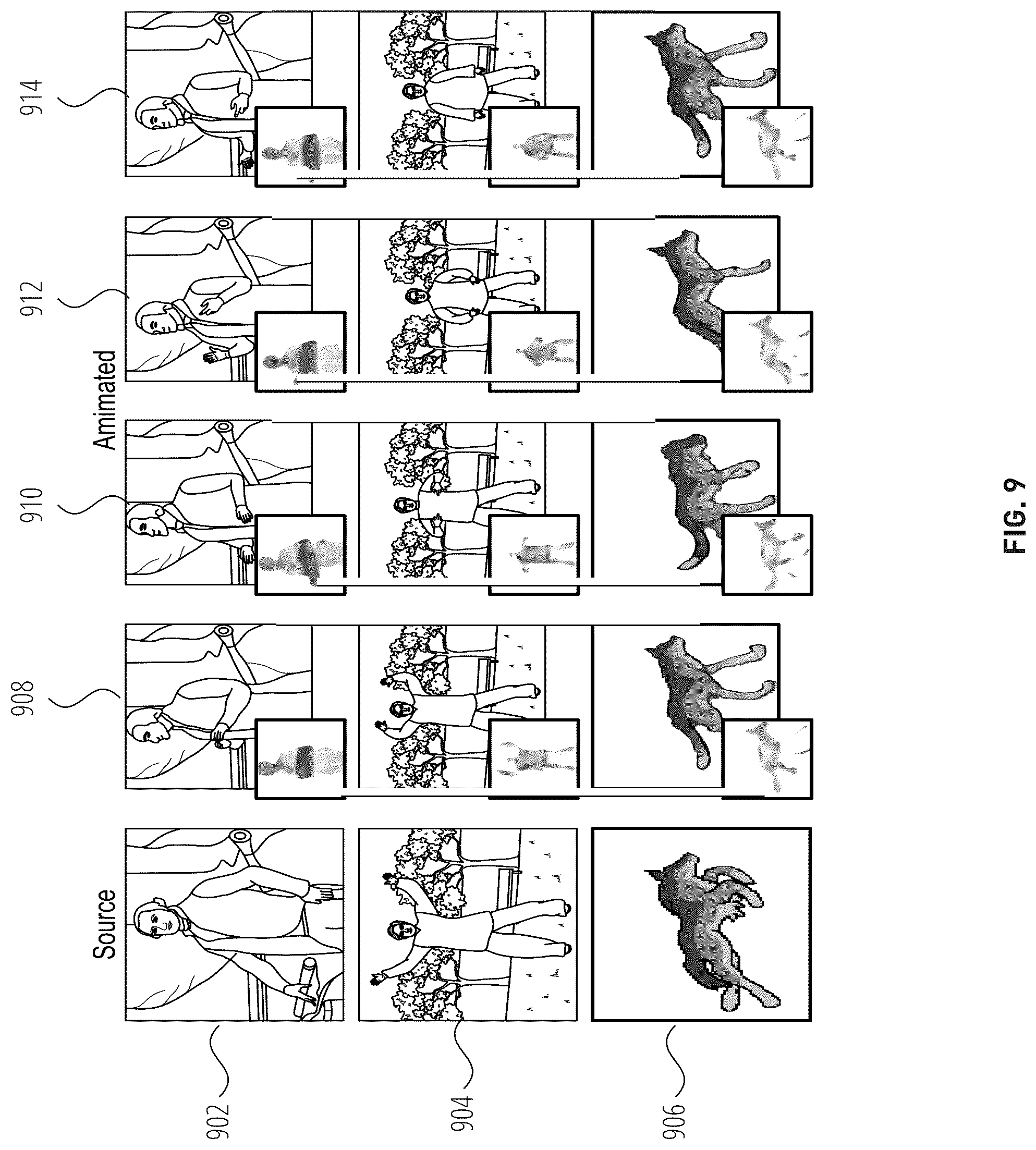 Patent US11836835 Figure 9 – Motion representations for articulated animation
