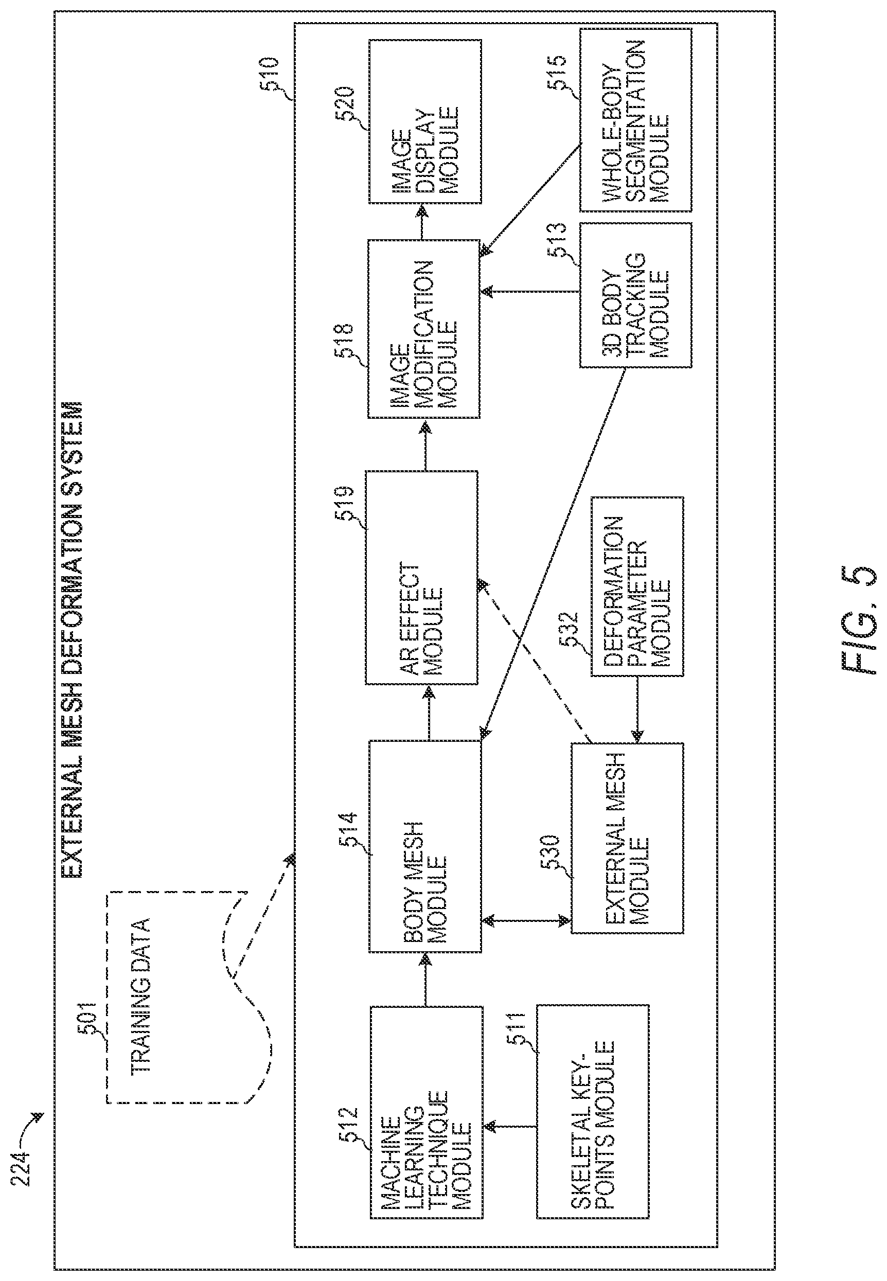 Patent US11836866 Figure 5 – Deforming real-world object using an external mesh