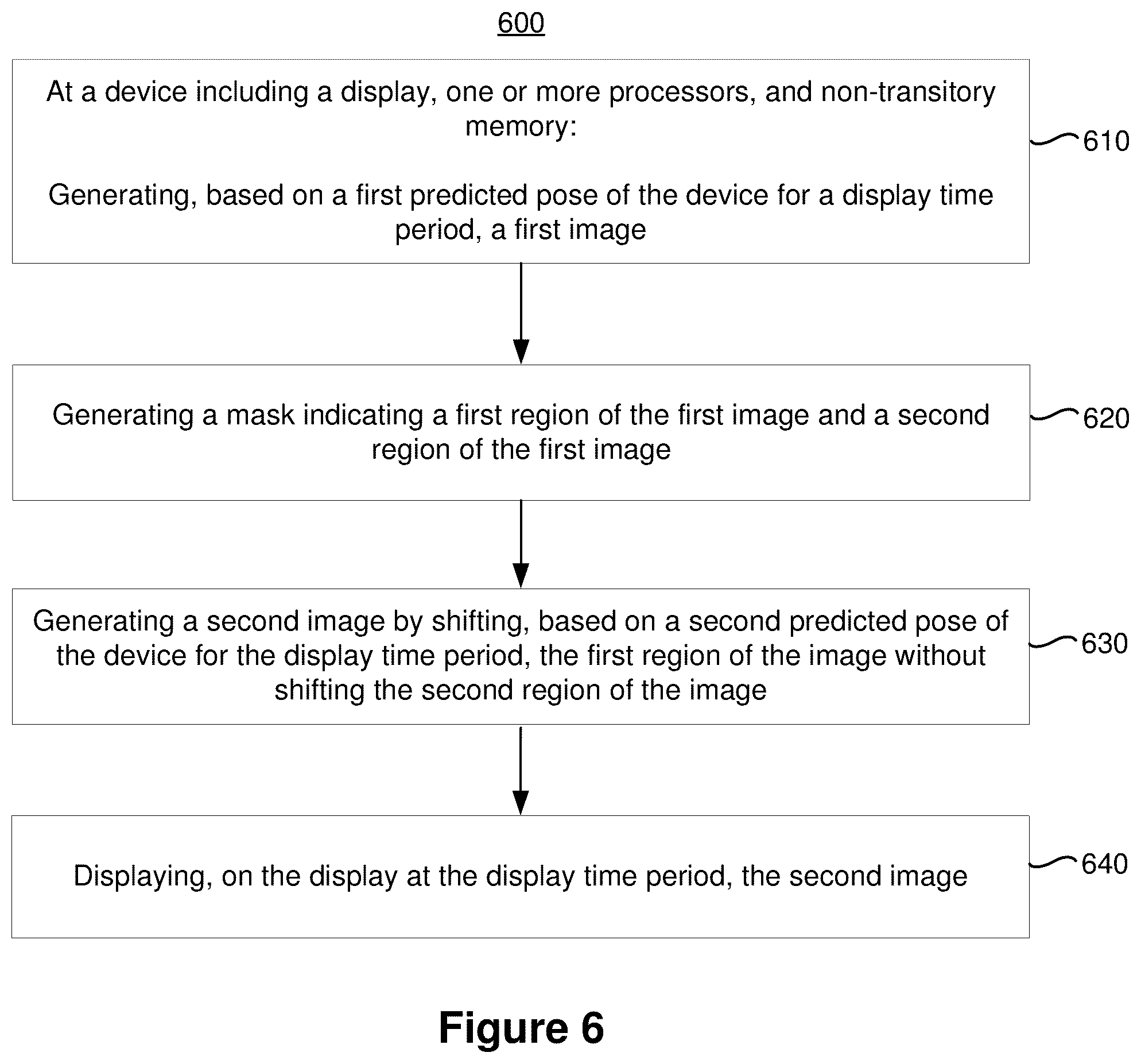 Patent US11836872 Figure 12 – Method and device for masked late-stage shift