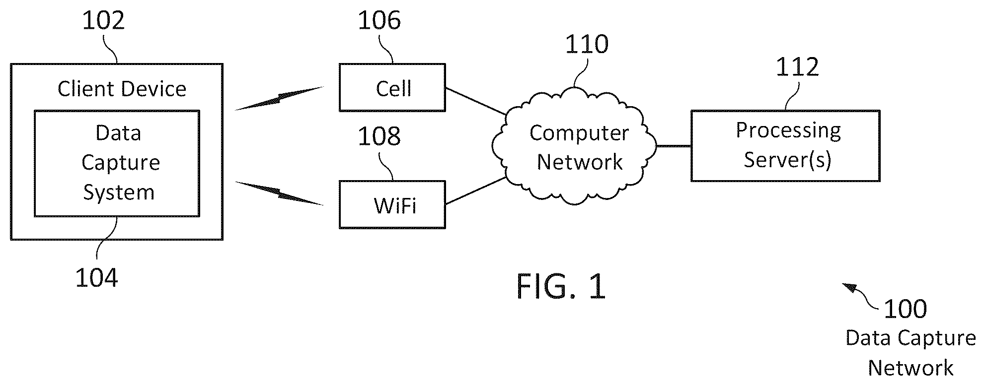 Patent US11836886 Figure 1 – Systems and methods for capturing and processing user consumption of information