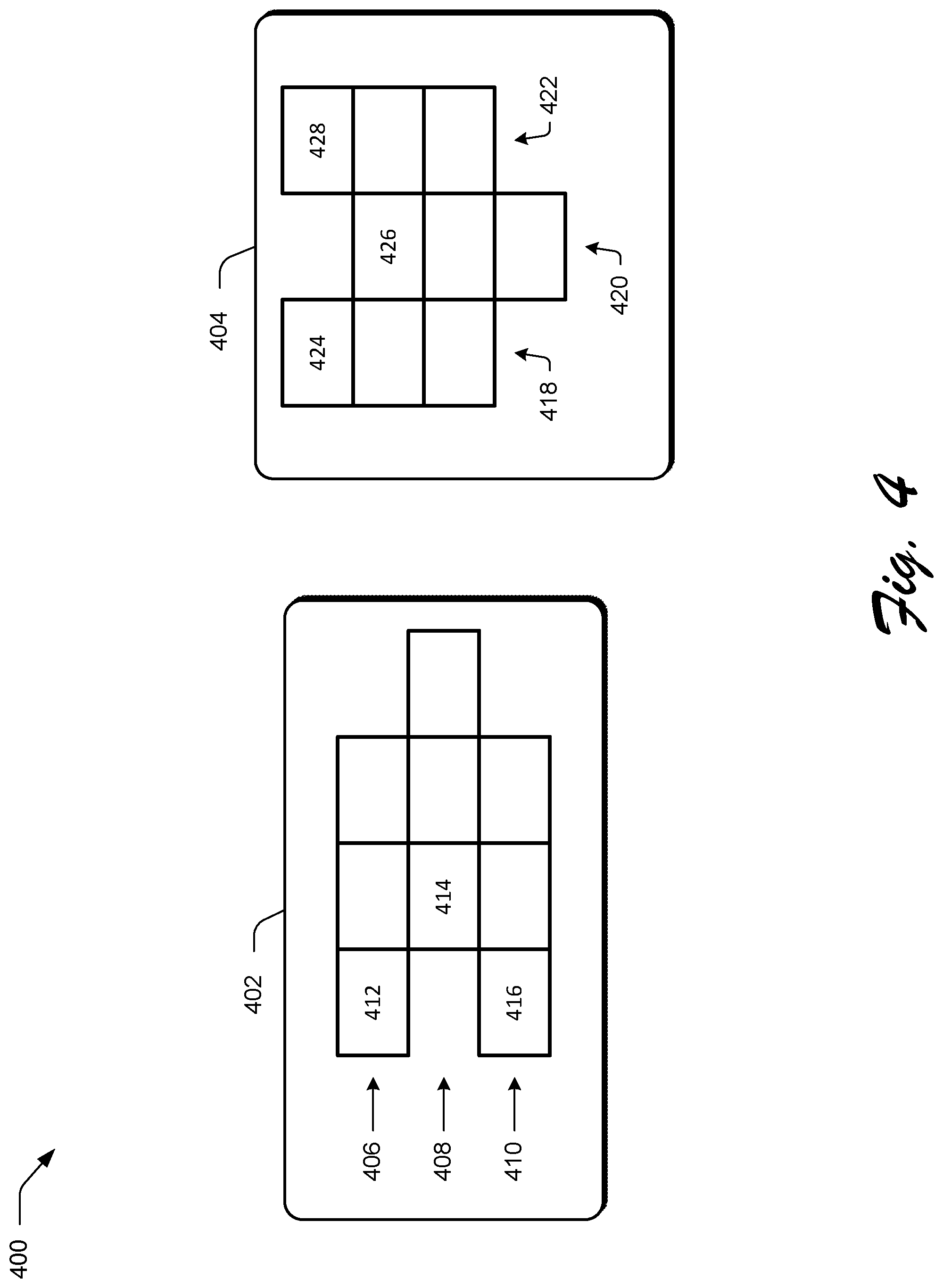 Patent US11836897 Figure 4 – Table shifting and skewing