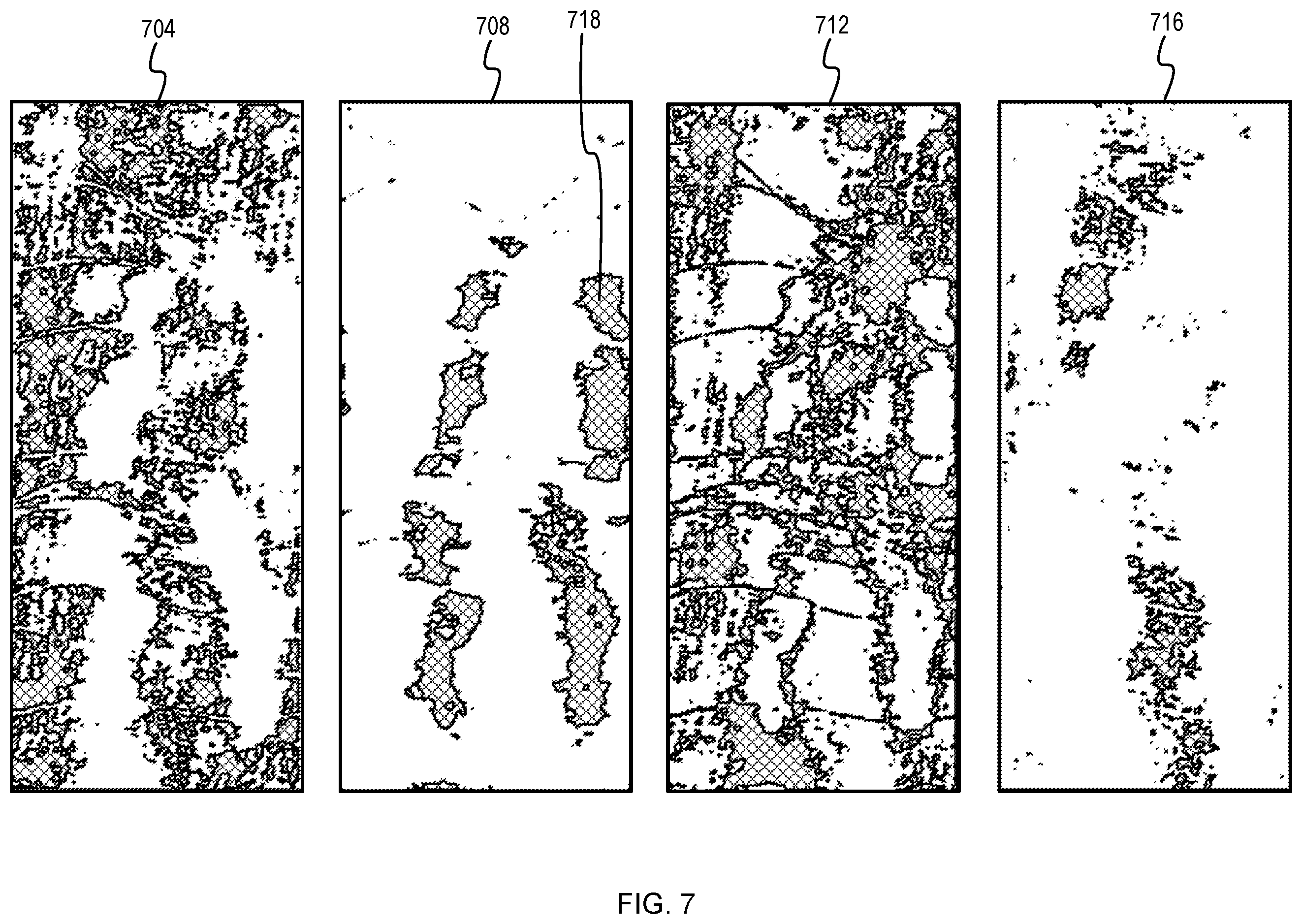 Patent US11836927 Figure 7 – Borehole coring reconstructions using borehole scans