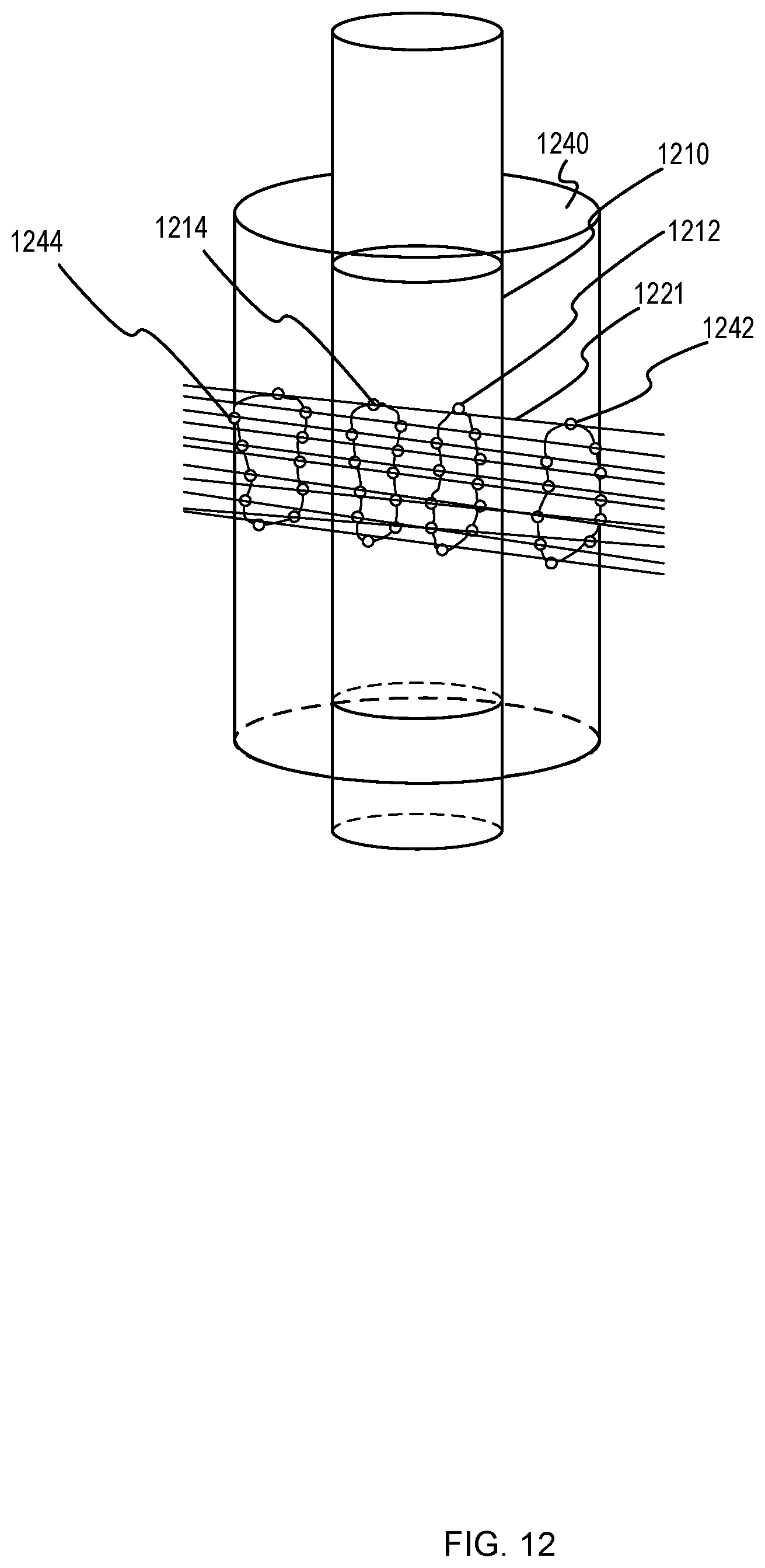 Patent US11836927 Figure 12 – Borehole coring reconstructions using borehole scans