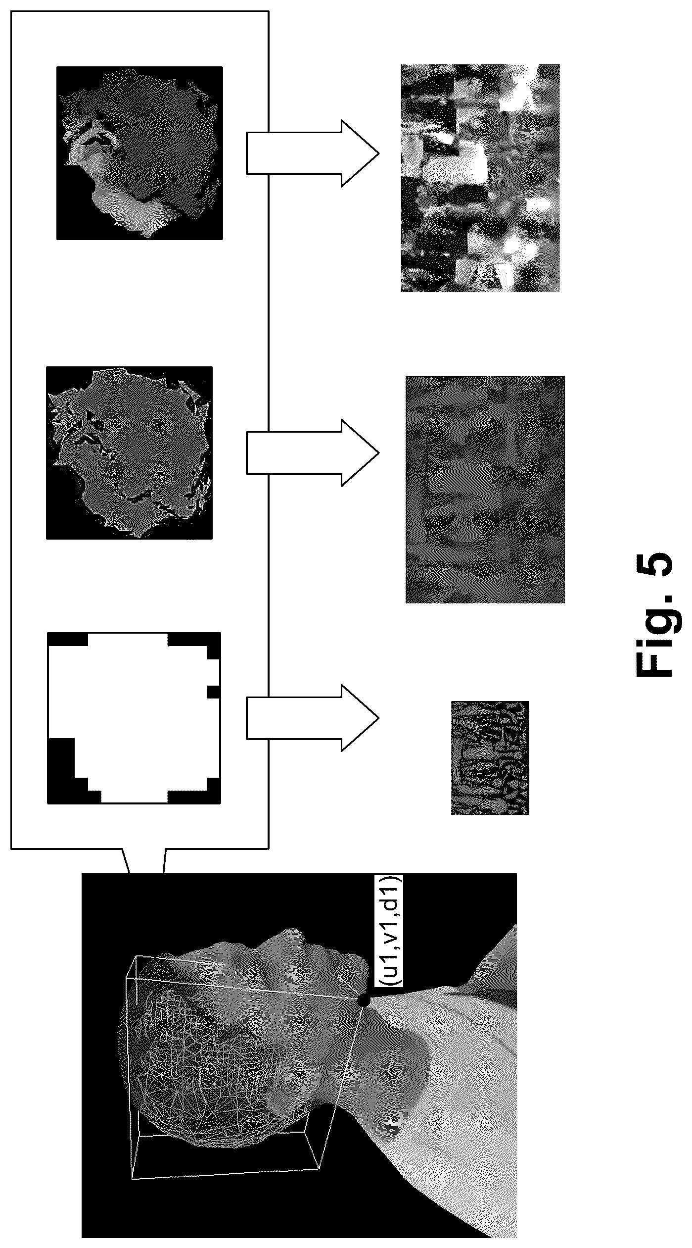 Patent US11836953 Figure 5 – Video based mesh compression