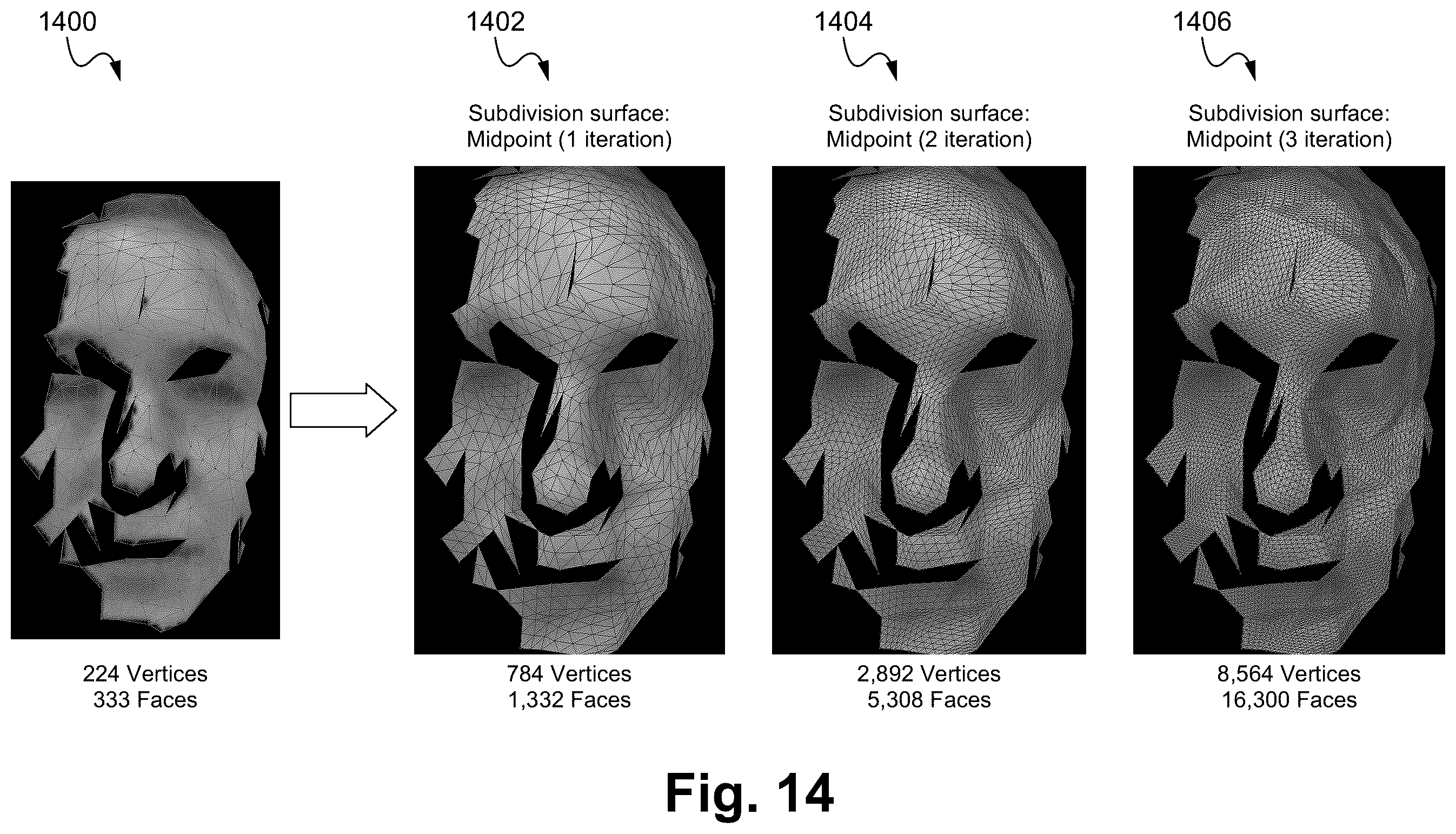 Patent US11836953 Figure 14 – Video based mesh compression
