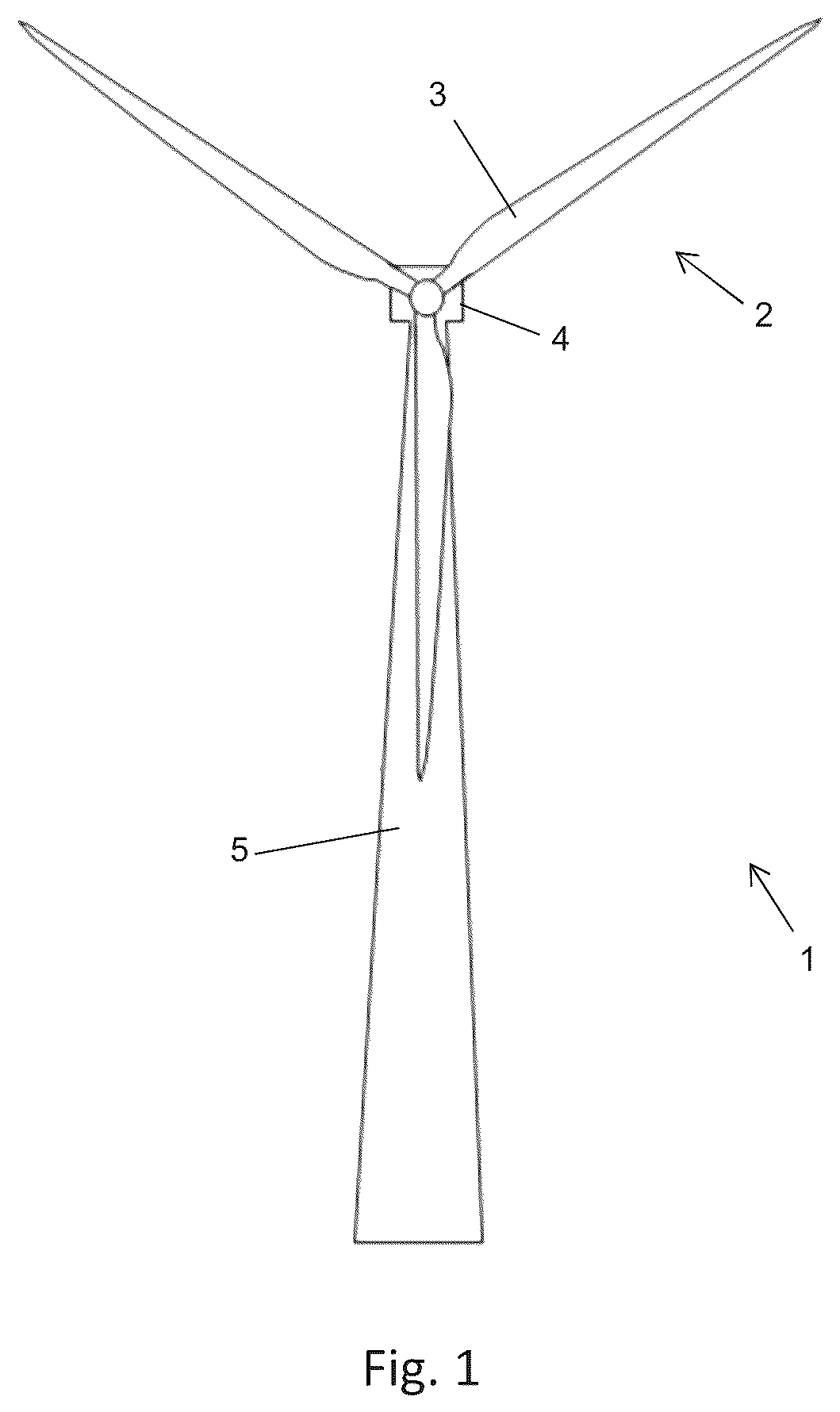 Patent US11841002 — Monitoring a wind turbine based on a predicted future thermal condition of a wind turbine electrical component — Figure 1