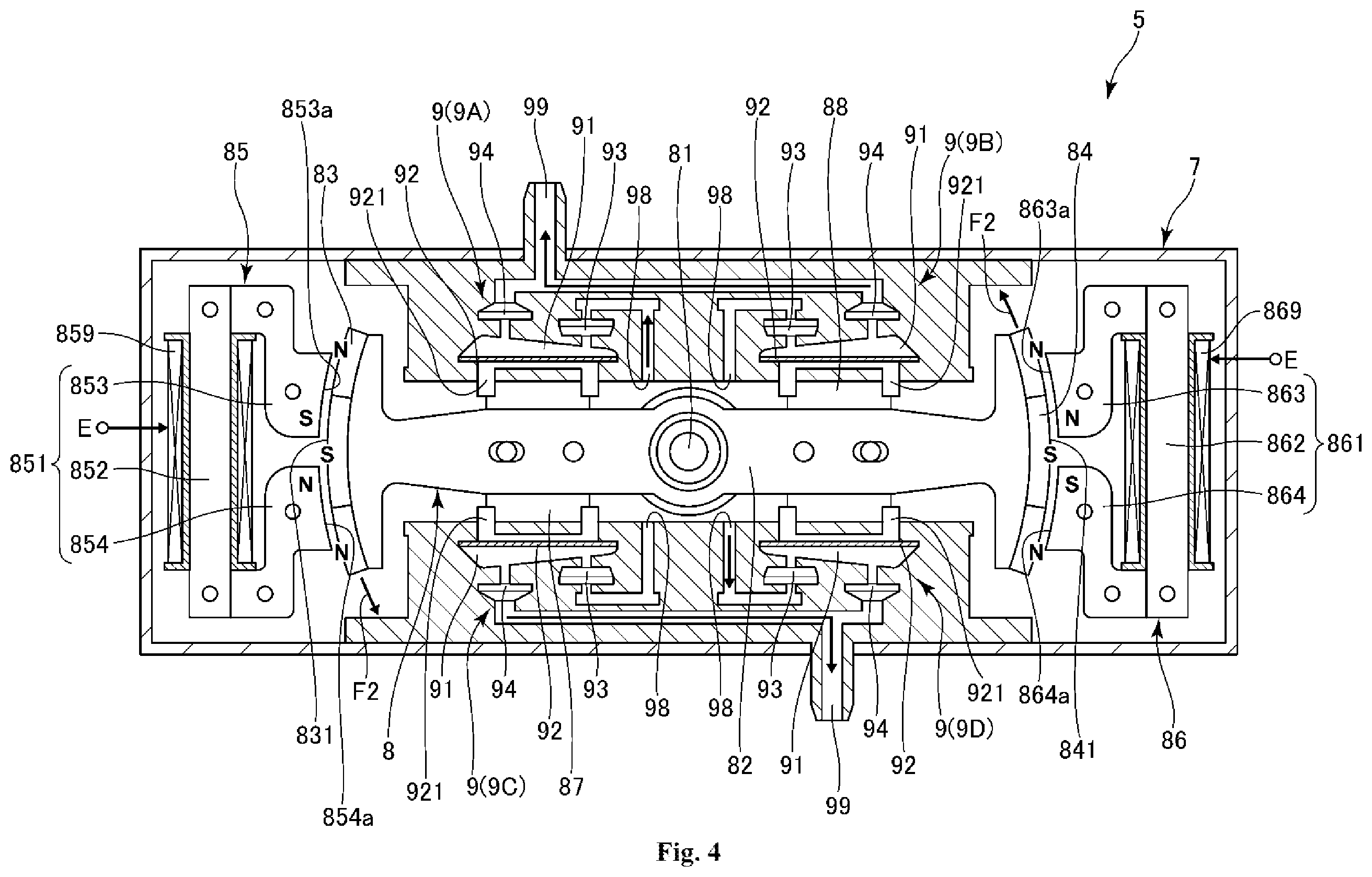 Patent US11841012 Figure 4 – Pump system, fluid supply device and method for controlling drive of pump system