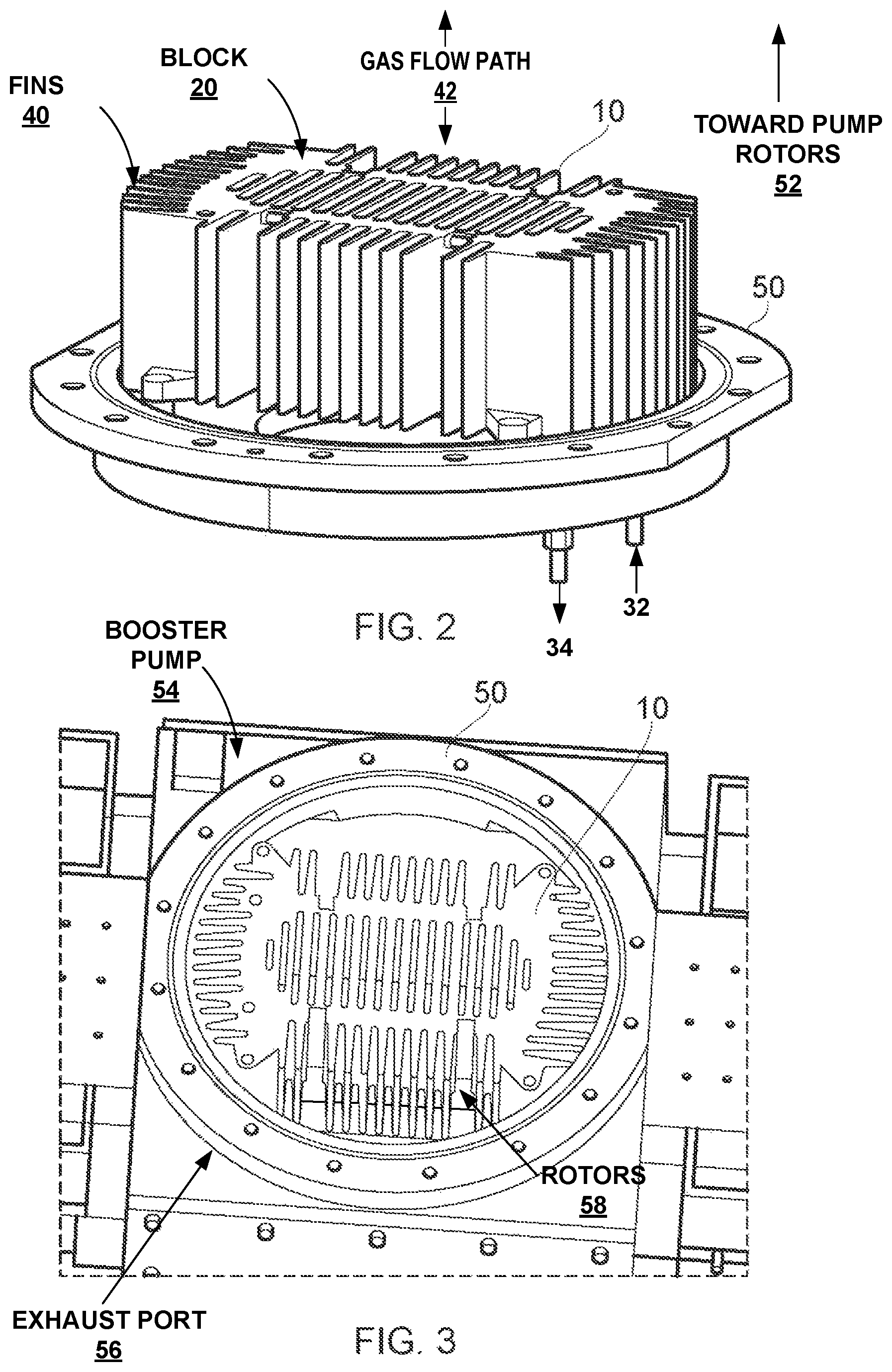 Patent US11841021 Figure 2 – Temperature control of a pumped gas flow
