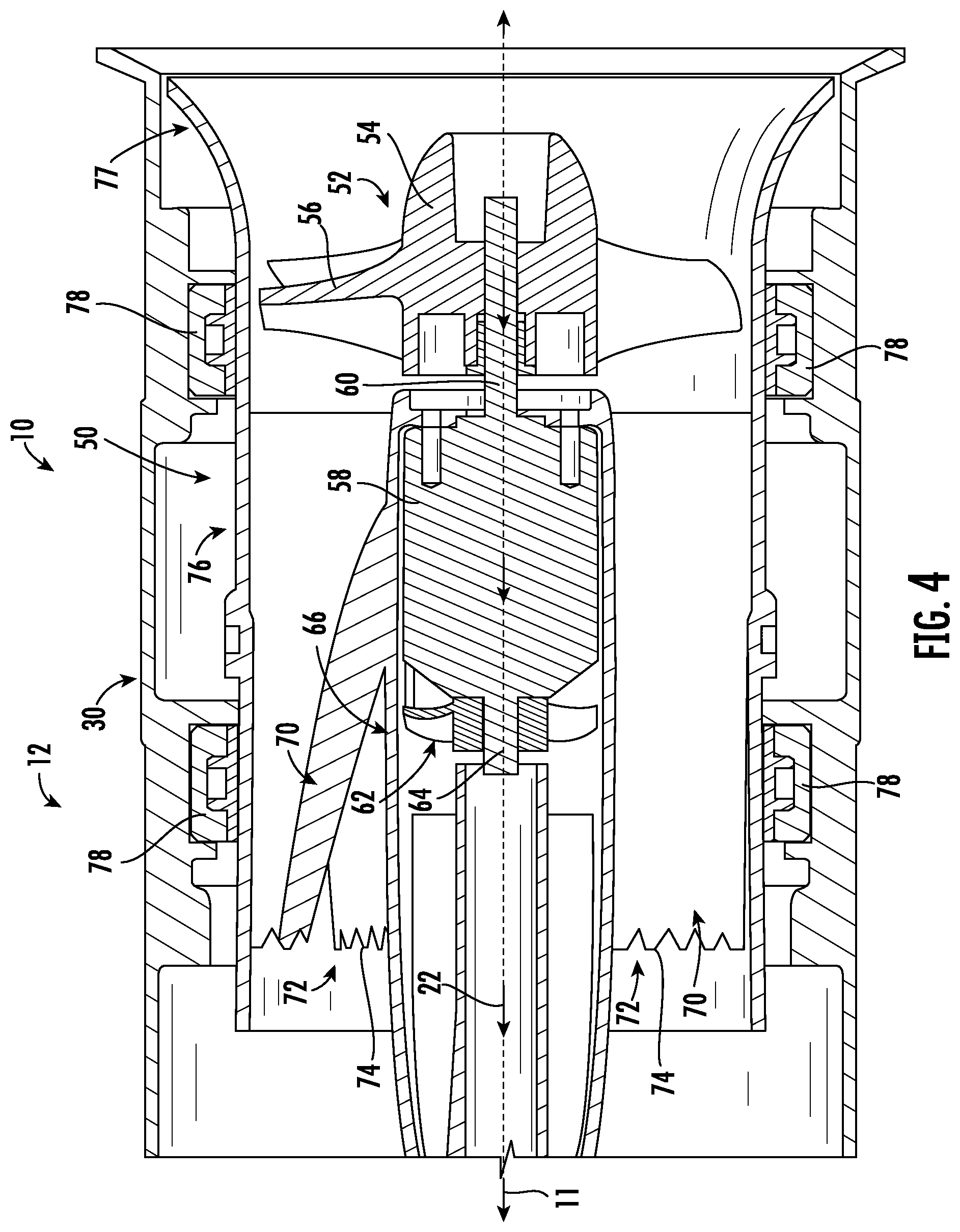 Patent US11841023 Figure 5 – Blowers having noise reduction features