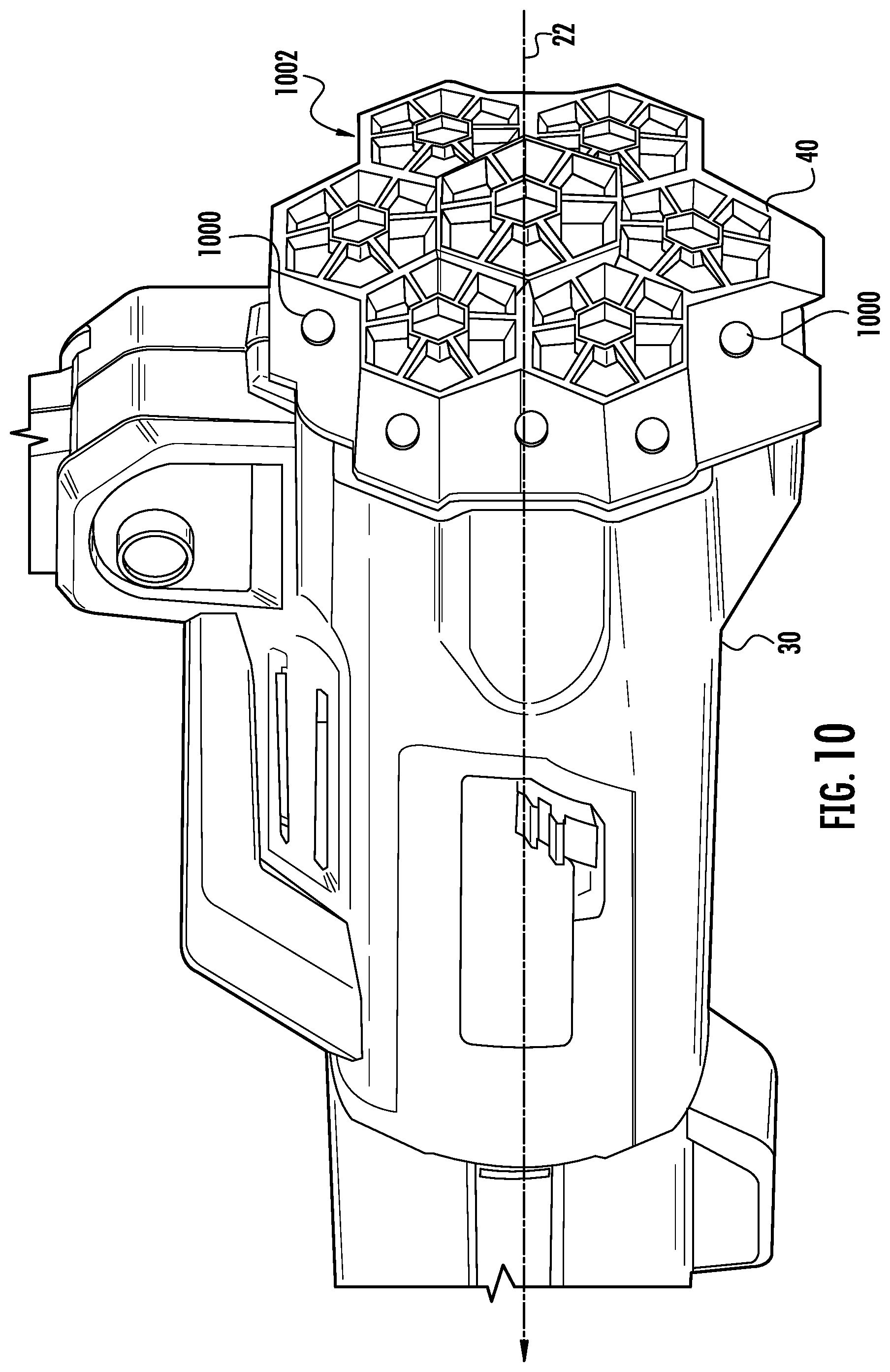 Patent US11841023 Figure 13 – Blowers having noise reduction features