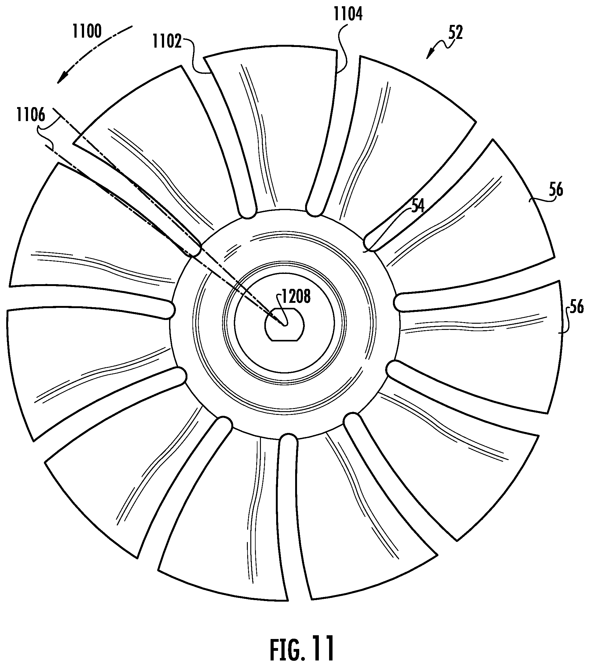 Patent US11841023 Figure 14 – Blowers having noise reduction features