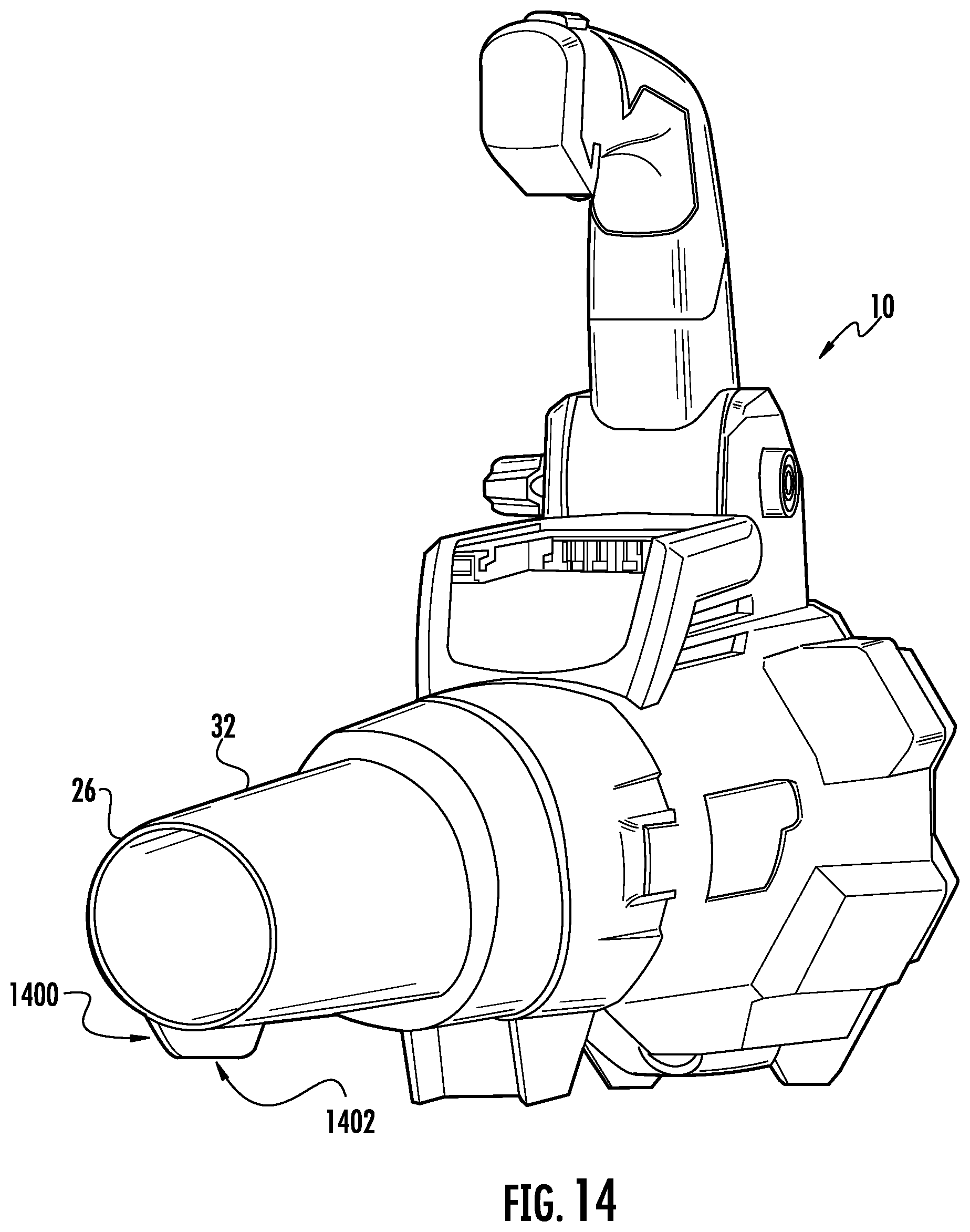 Patent US11841023 Figure 17 – Blowers having noise reduction features