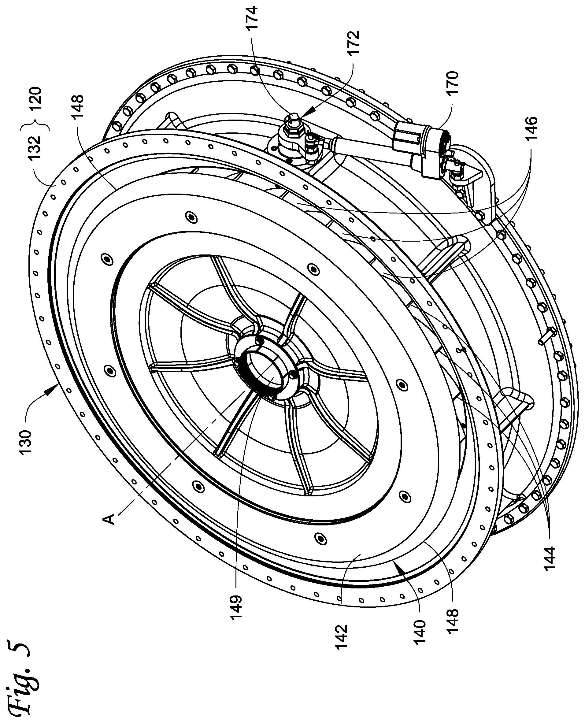 Patent US11841026 Figure 5 – Compressor interstage throttle, and method of operating therof