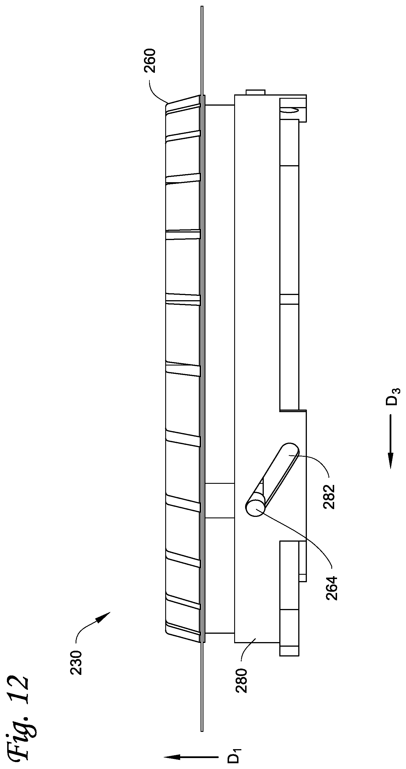 Patent US11841026 Figure 11 – Compressor interstage throttle, and method of operating therof