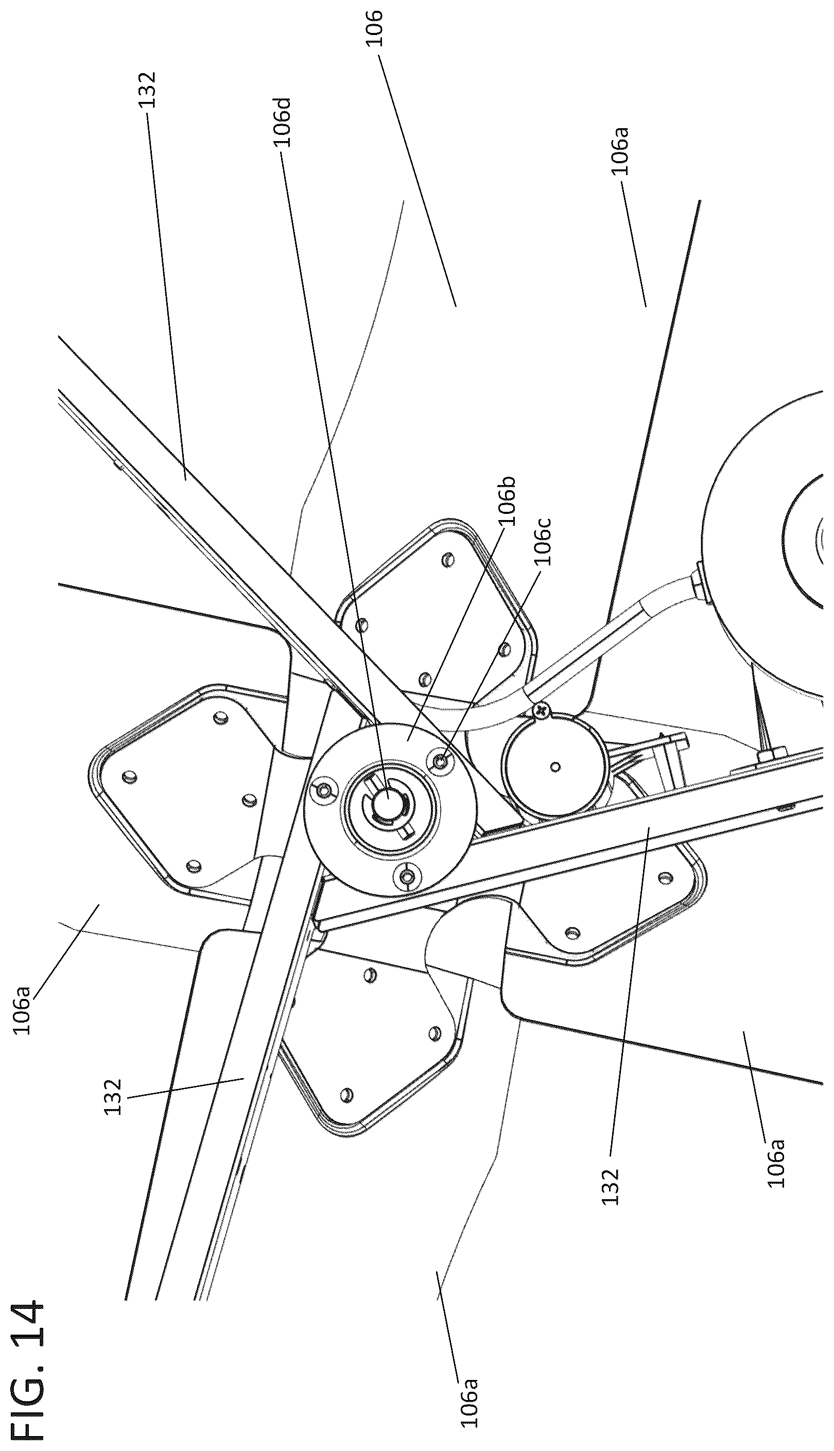 Patent US11841032 Figure 12 – Fan assembly with components for quick assembly