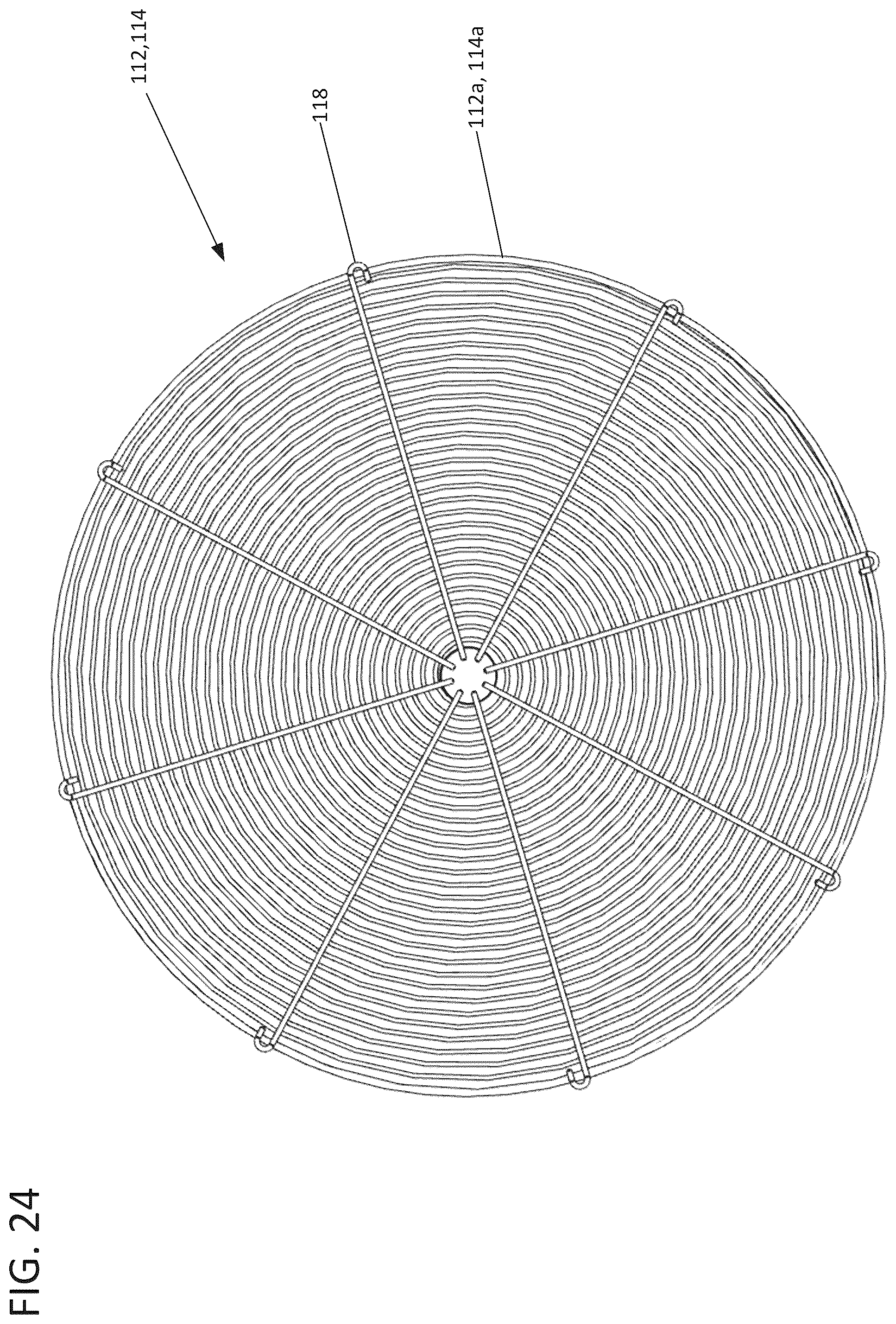 Patent US11841032 Figure 19 – Fan assembly with components for quick assembly