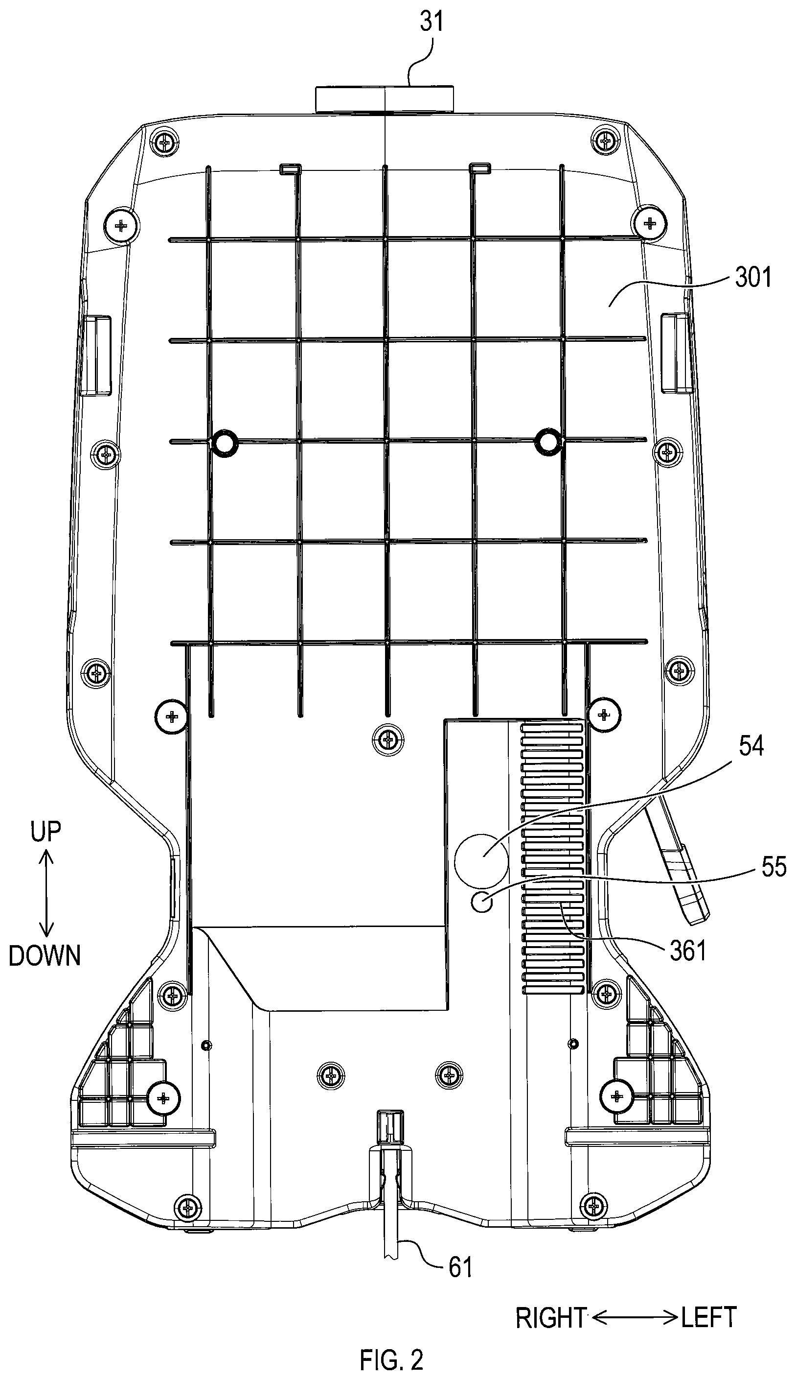 Patent US11841033 Figure 2 – Electric powered work machine and method of controlling noise generated by electric powered work machine