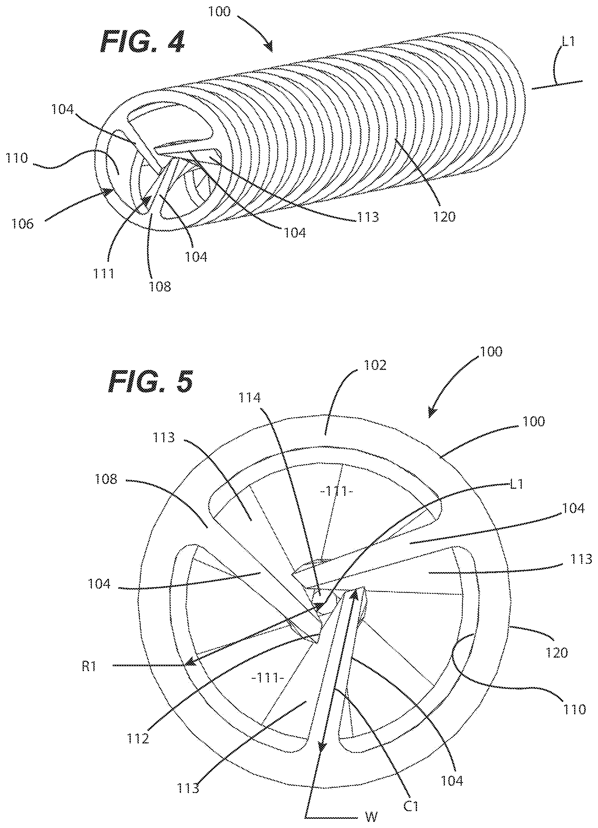 Patent US11841037 Figure 3 – Flexible fluid flow modifying device