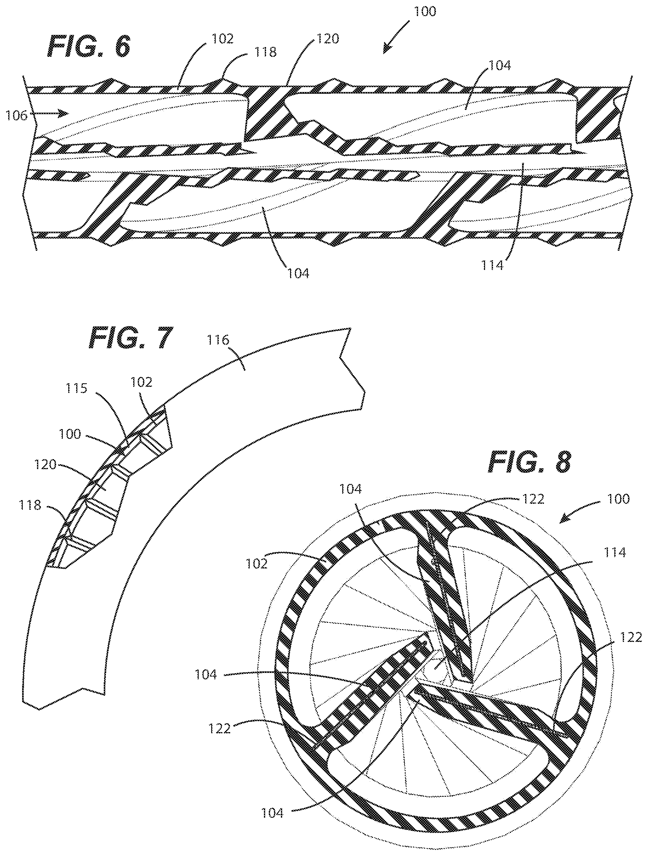 Patent US11841037 Figure 4 – Flexible fluid flow modifying device