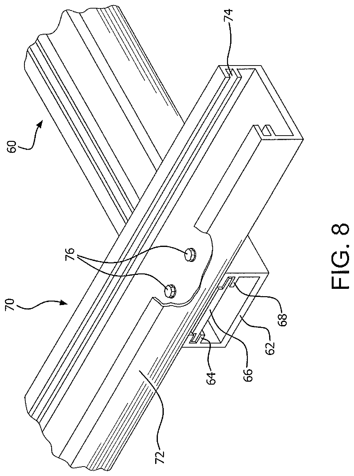 Patent US11841038 Figure 15 – Panel clamping and mounting mechanism