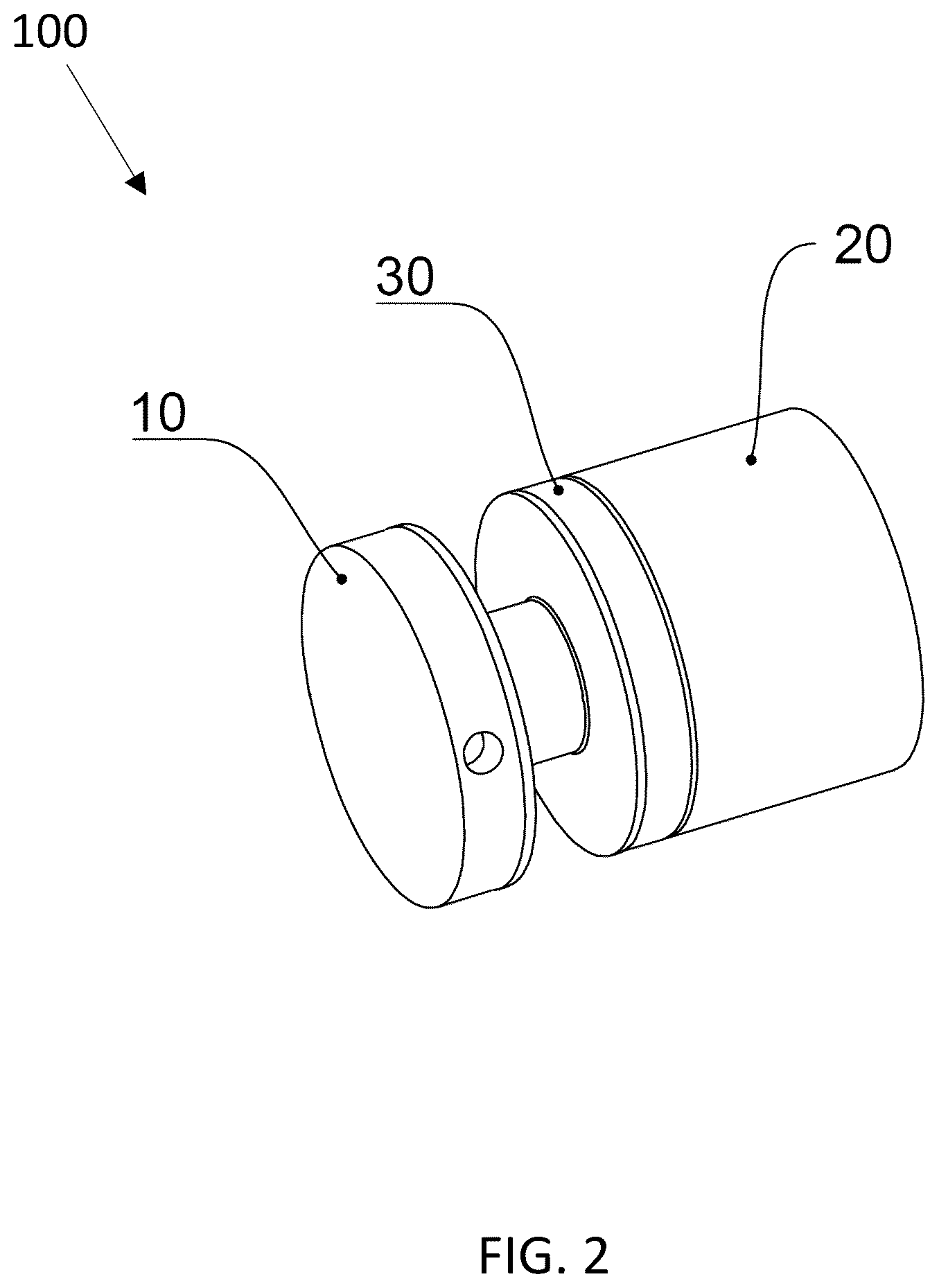 Patent US11841043 Figure 2 – Lockable adjustable standoff