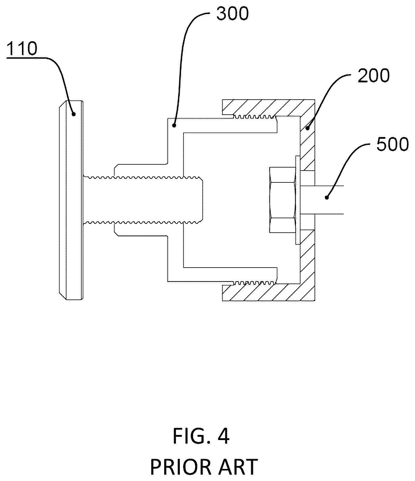 Patent US11841043 Figure 4 – Lockable adjustable standoff