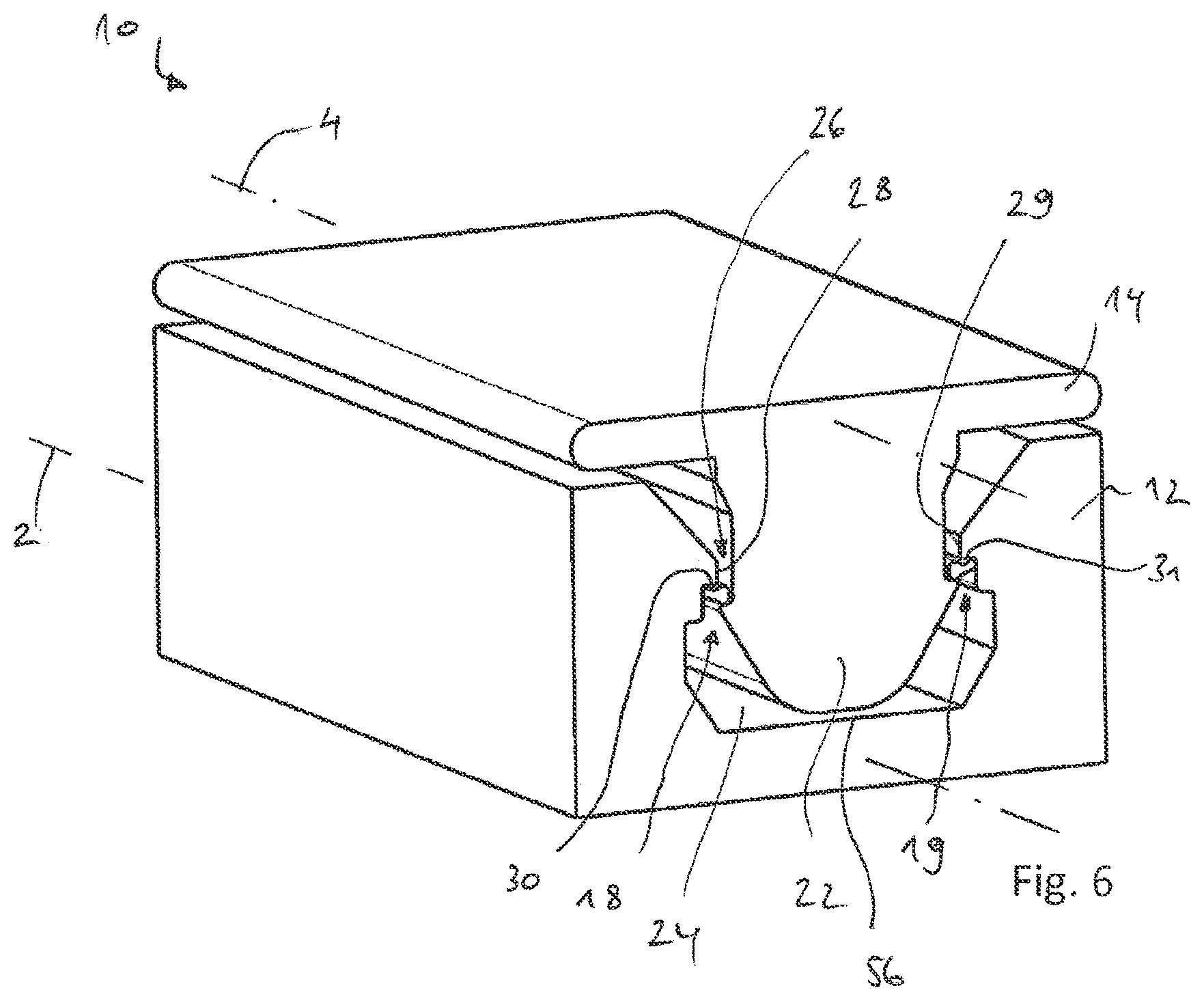 Patent US11841045 Figure 5 – Connection assembly
