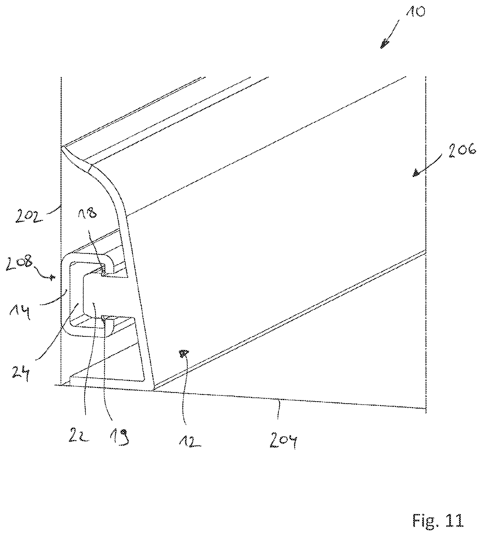 Patent US11841045 Figure 9 – Connection assembly