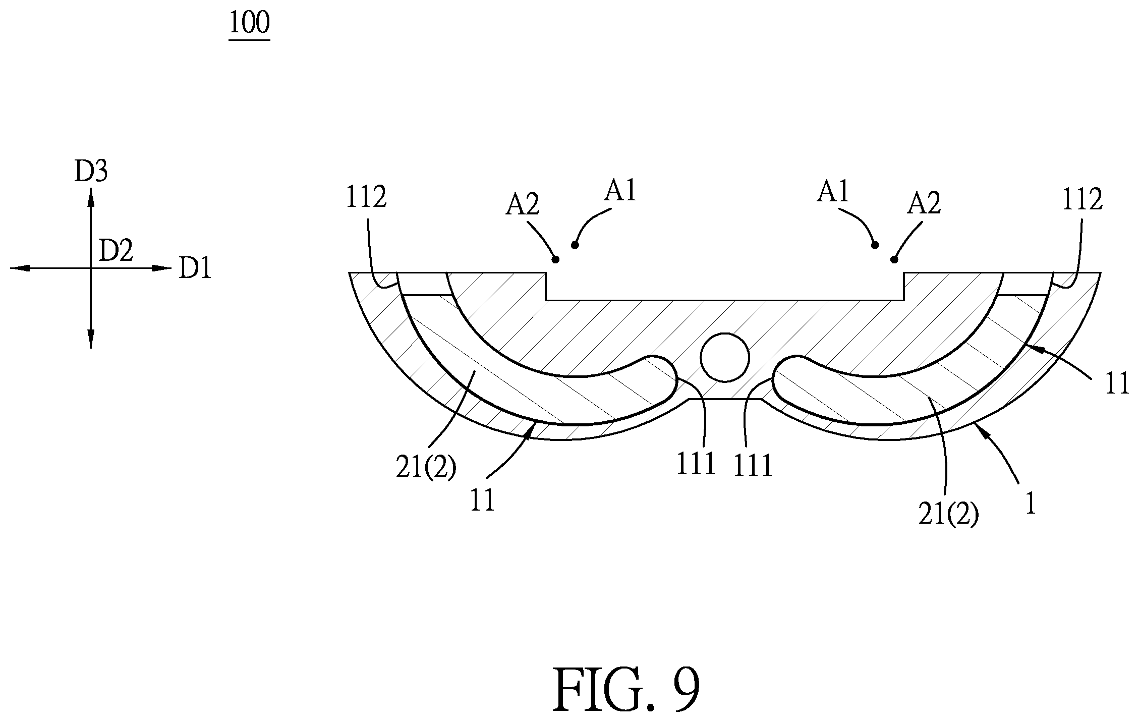 Patent US11841046 Figure 9 – Hinge for a foldable electronic device with a flexible display