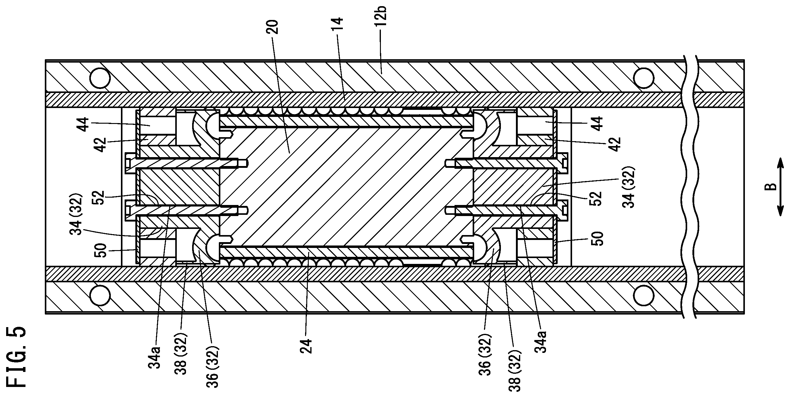 Patent US11841050 Figure 5 – Linear guide