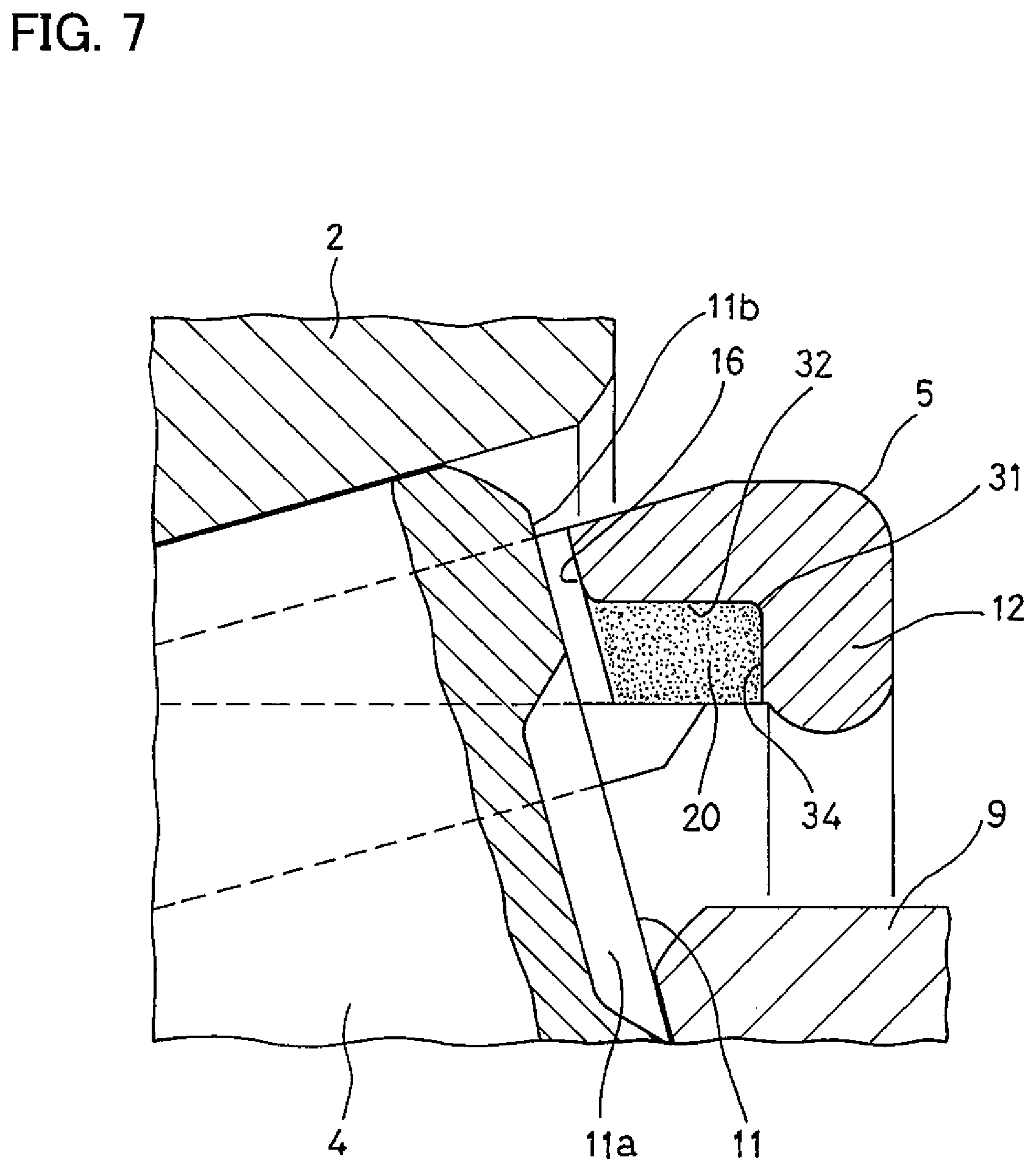 Patent US11841051 Figure 6 – Tapered roller bearing