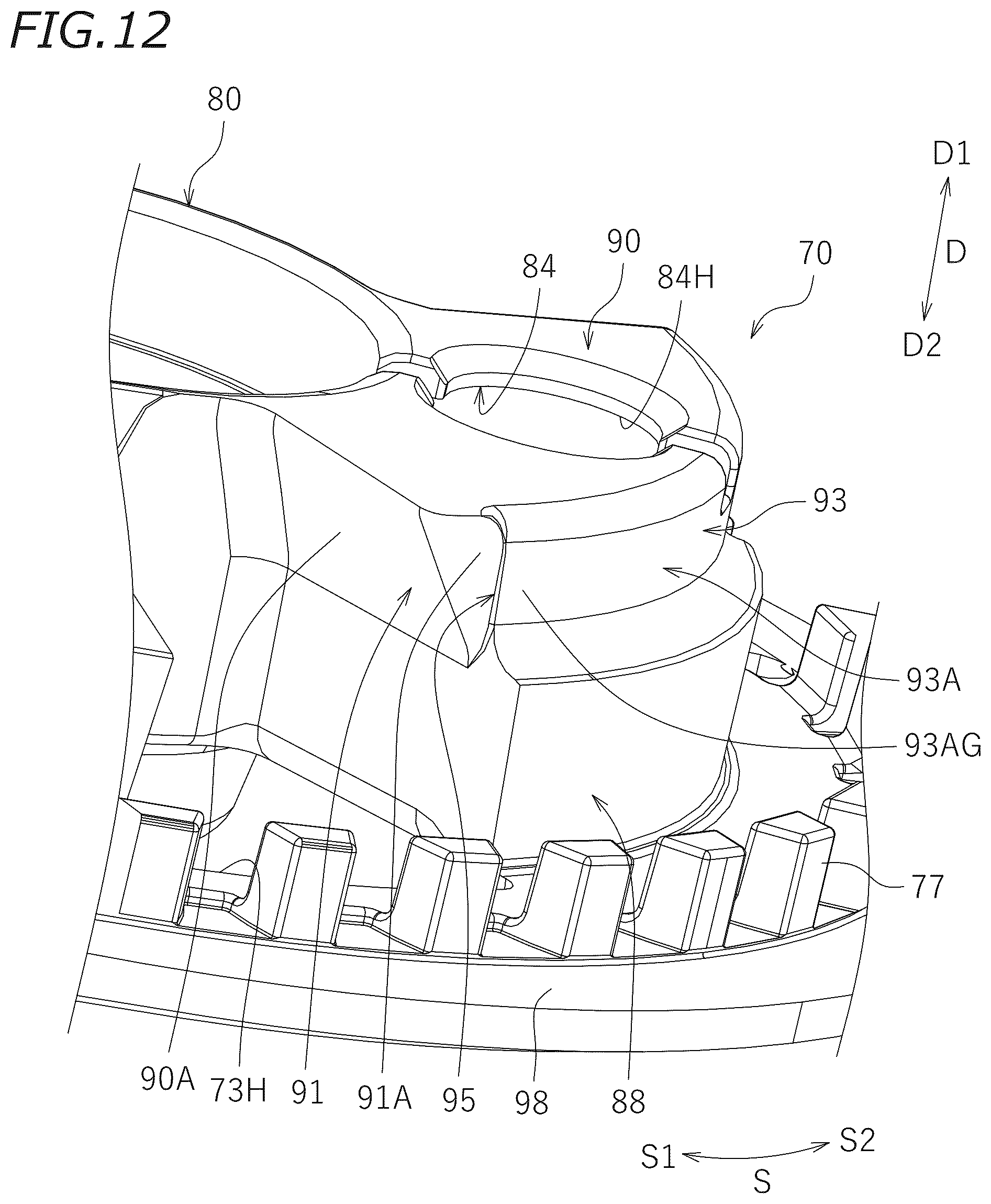Patent US11841054 Figure 12 – Clutch device