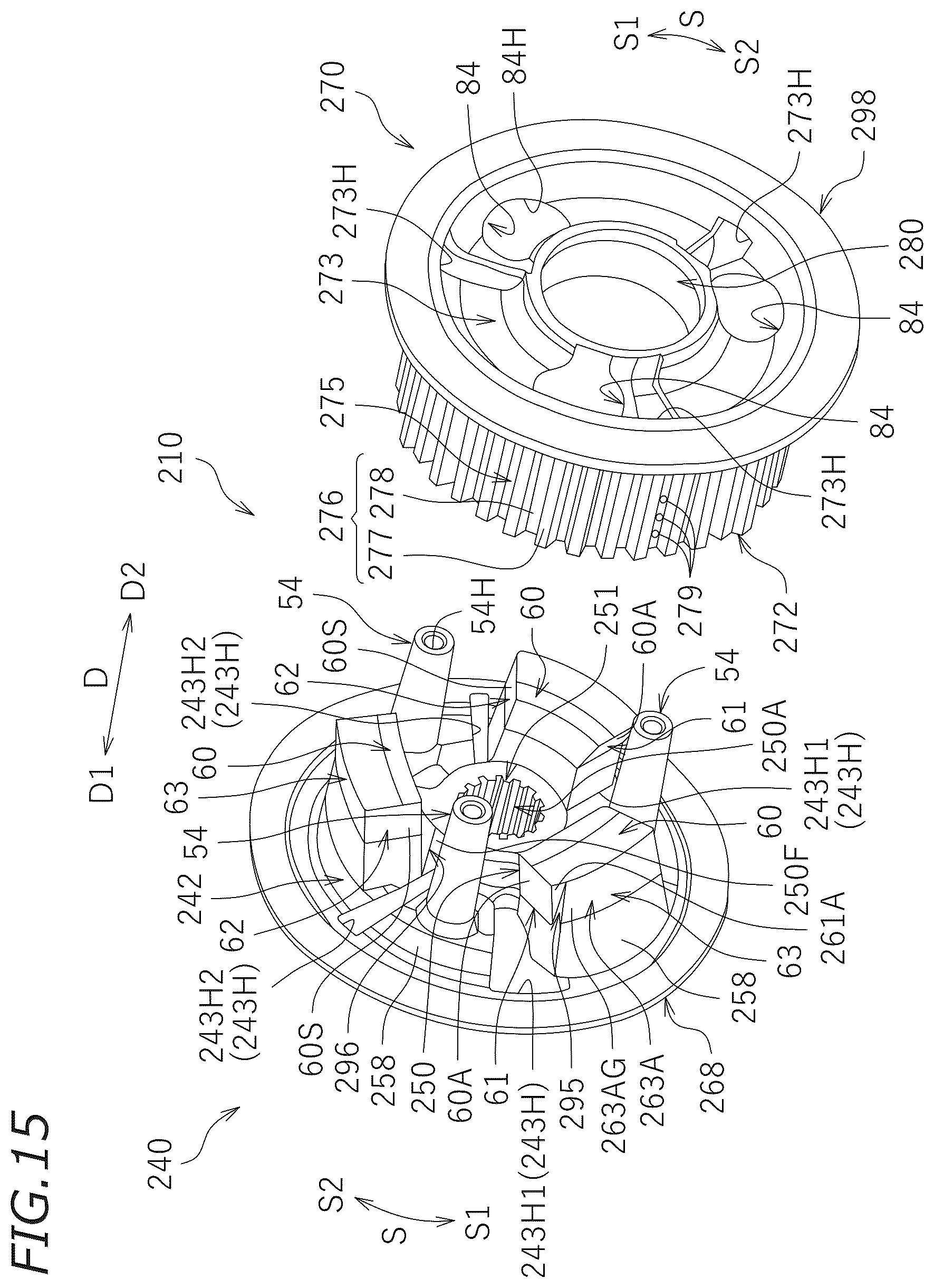 Patent US11841054 Figure 15 – Clutch device