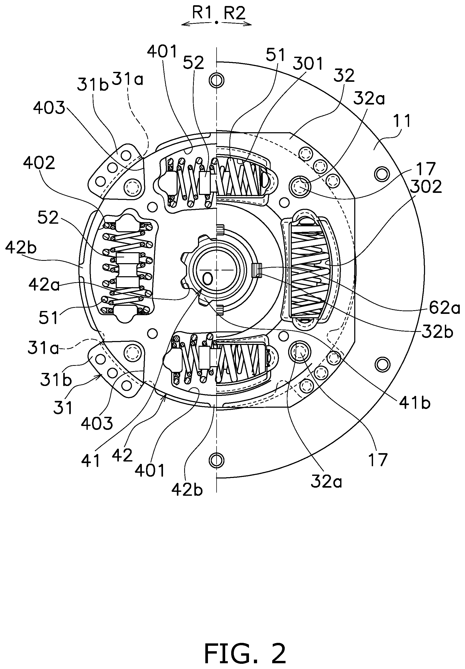 Patent US11841062 Figure 2 – Damper device