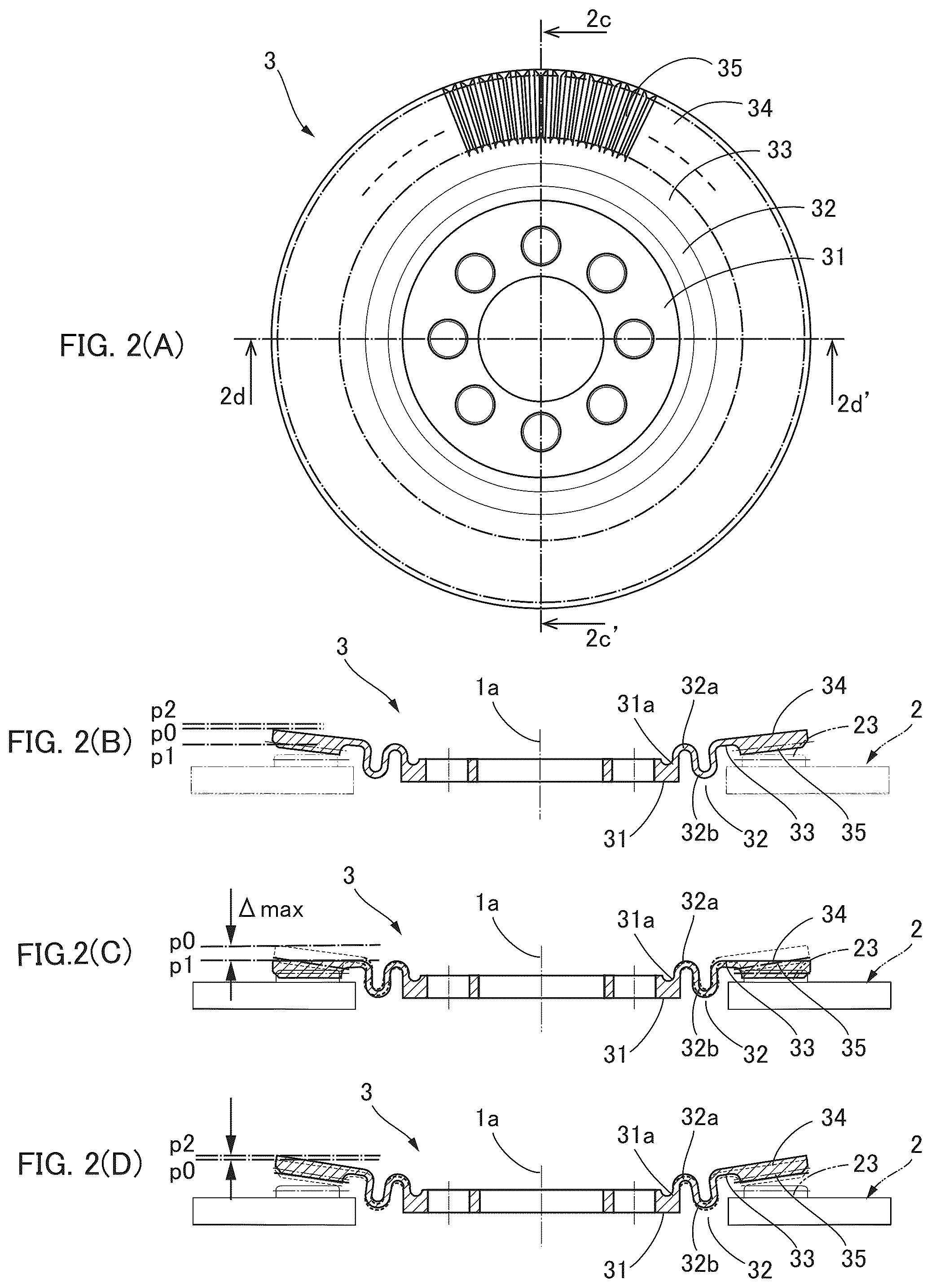 Patent US11841071 Figure 2 – Flat strain wave gearing