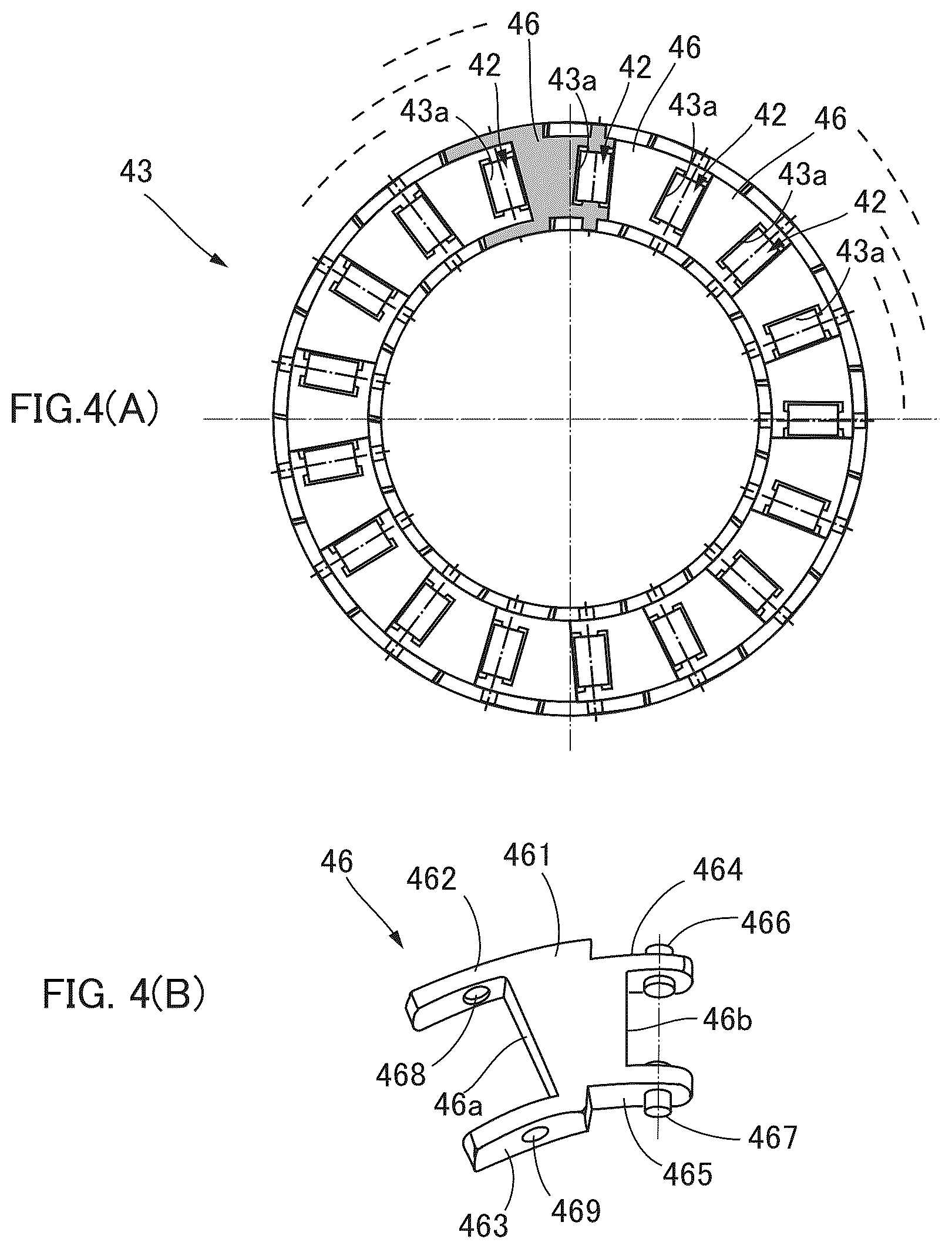 Patent US11841071 Figure 4 – Flat strain wave gearing