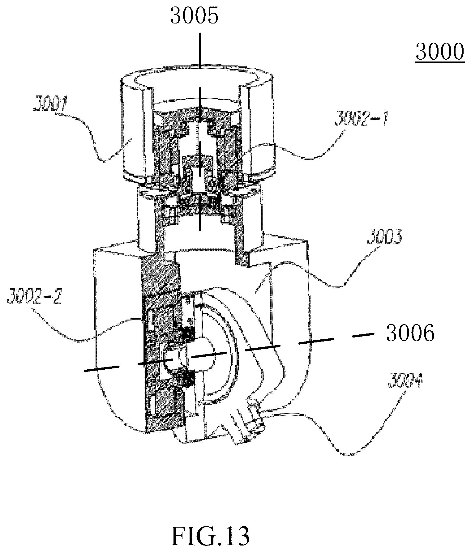 Patent US11841072 Figure 18 – Transverse cycloidal-pin gear pair and nutation deceleration device