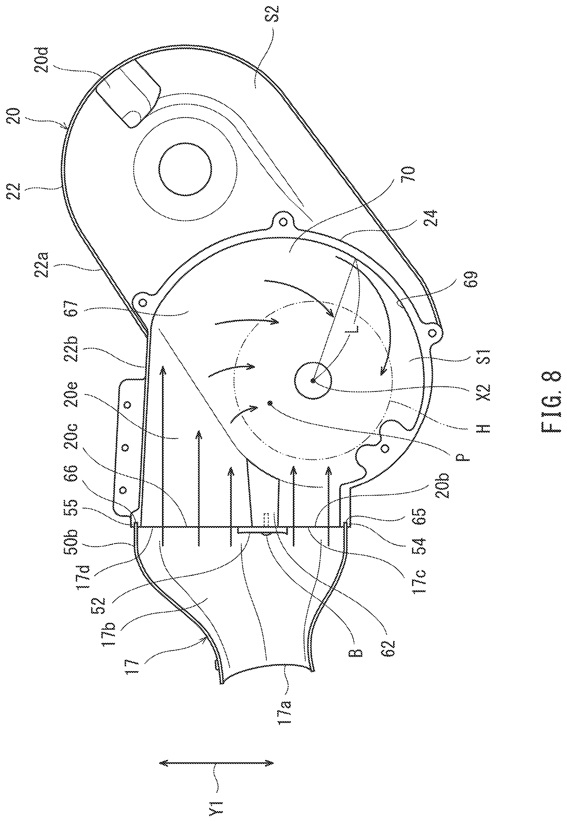 Patent US11841076 Figure 8 – Continuously variable transmission
